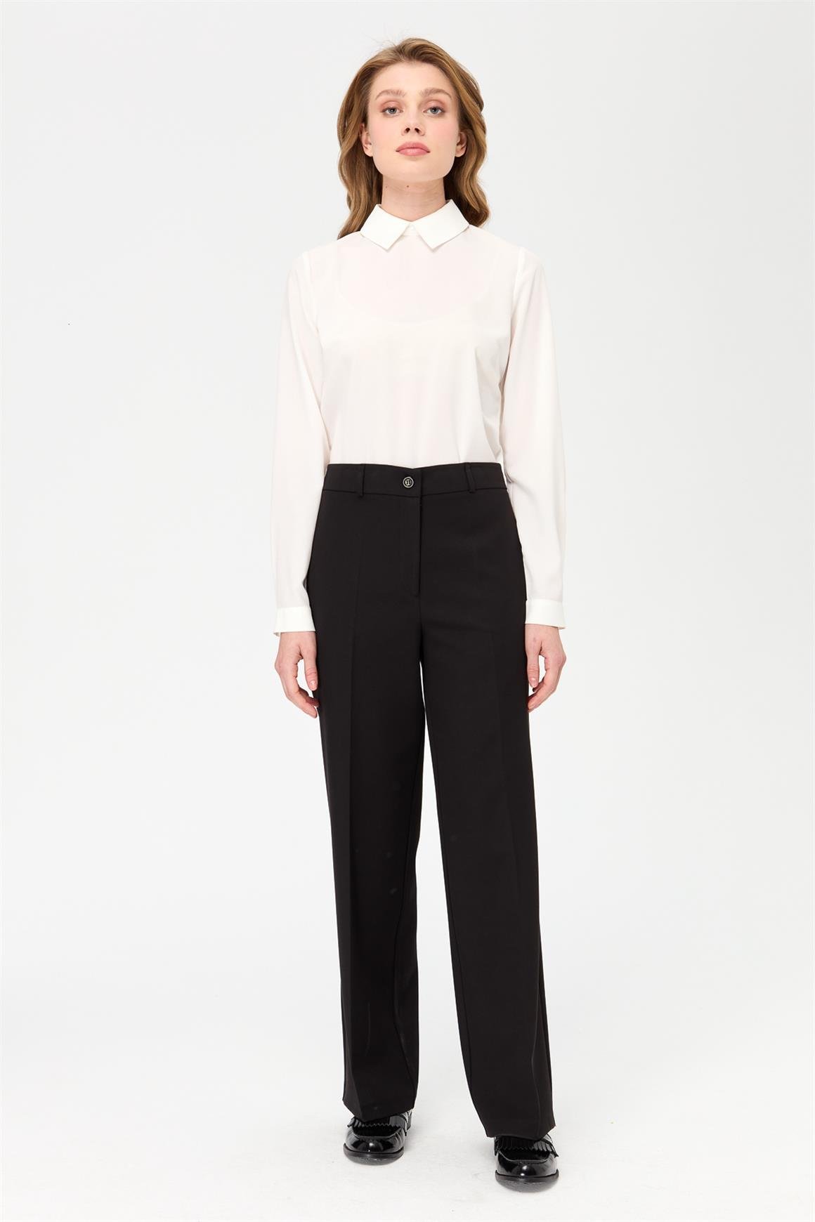 Bol Paça Pantolon  Siyah