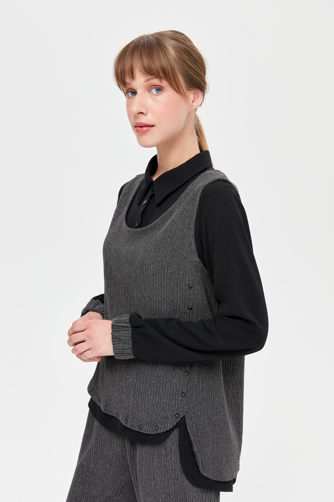 3'LÜ TAKIM  Antrasit