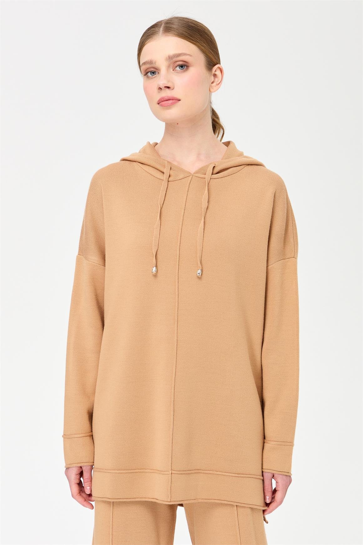 Triko Pantolonlu Takım  Vizon