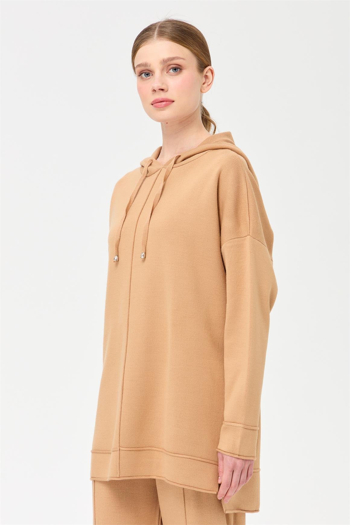 Triko Pantolonlu Takım  Vizon