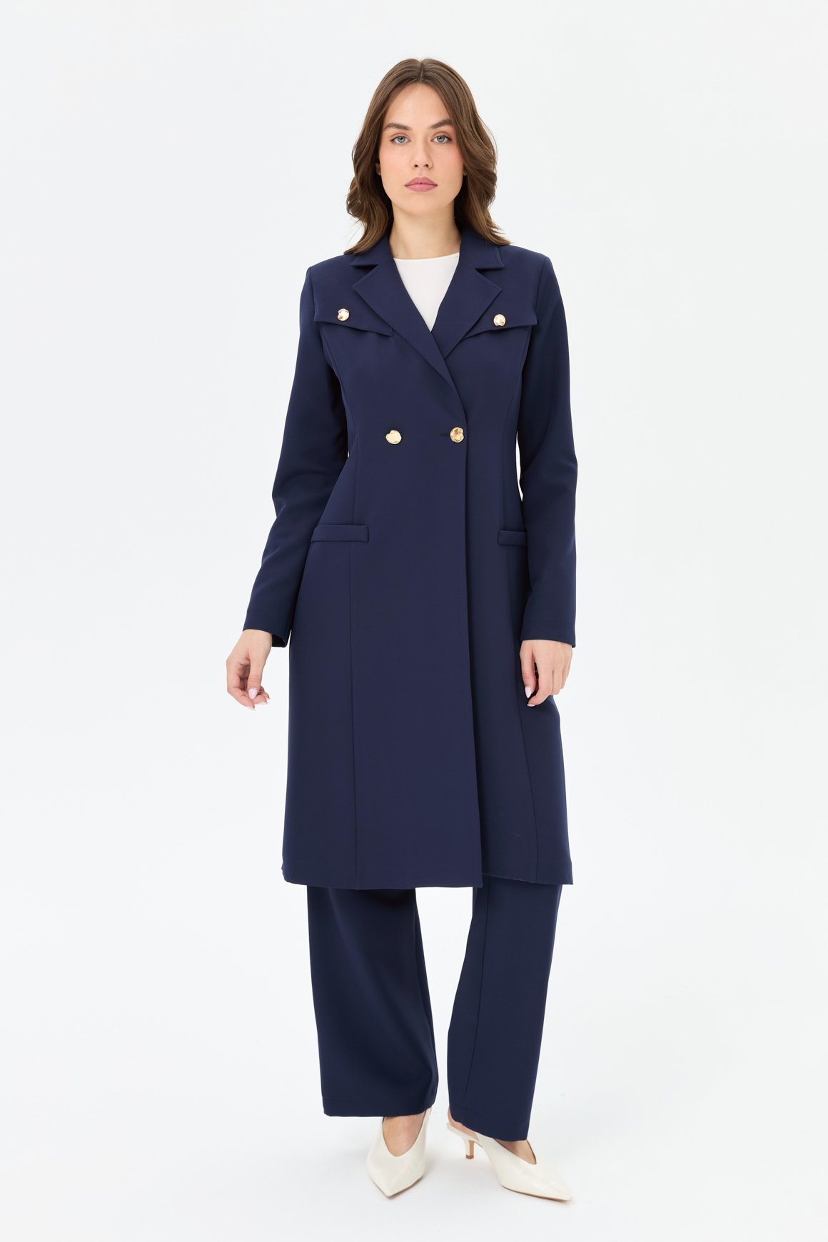 Çift Aller Detaylı Poliviskon Takım  Laci