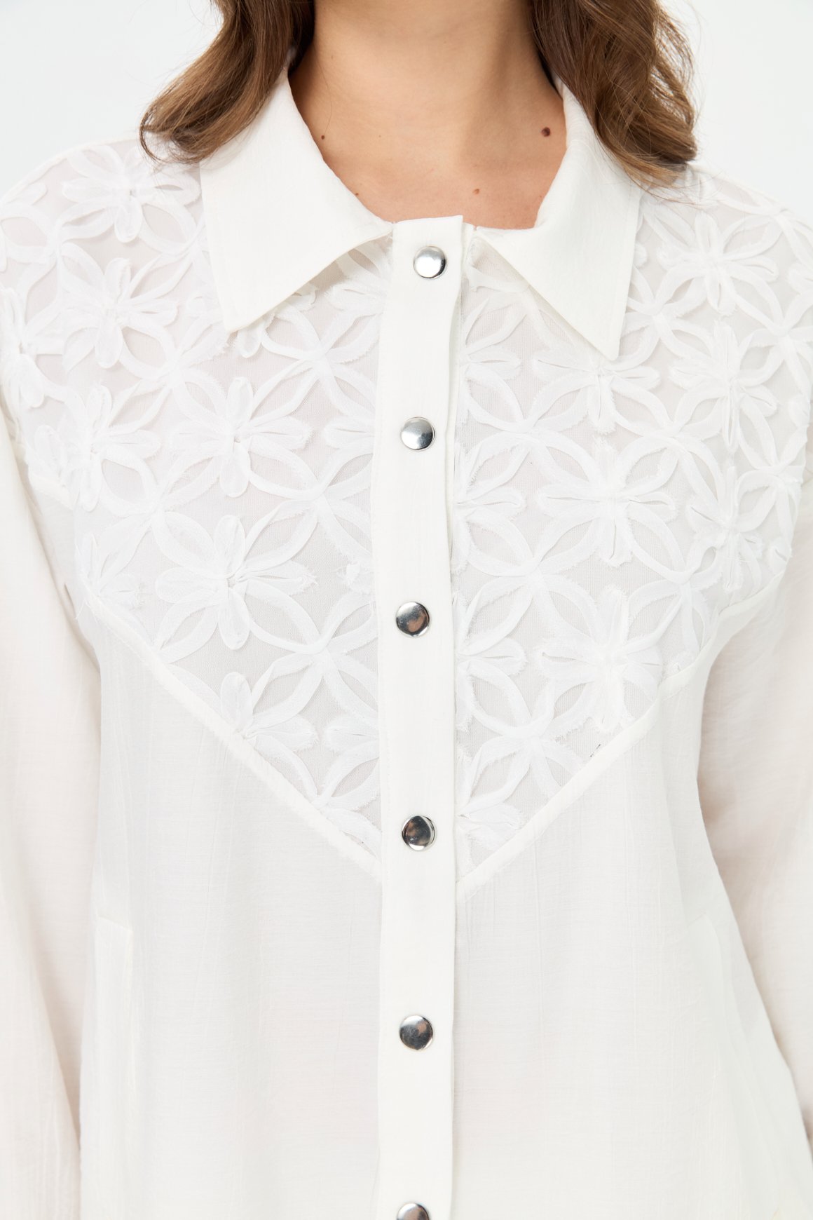 Garnili Pantolonlu Takım  Ekru