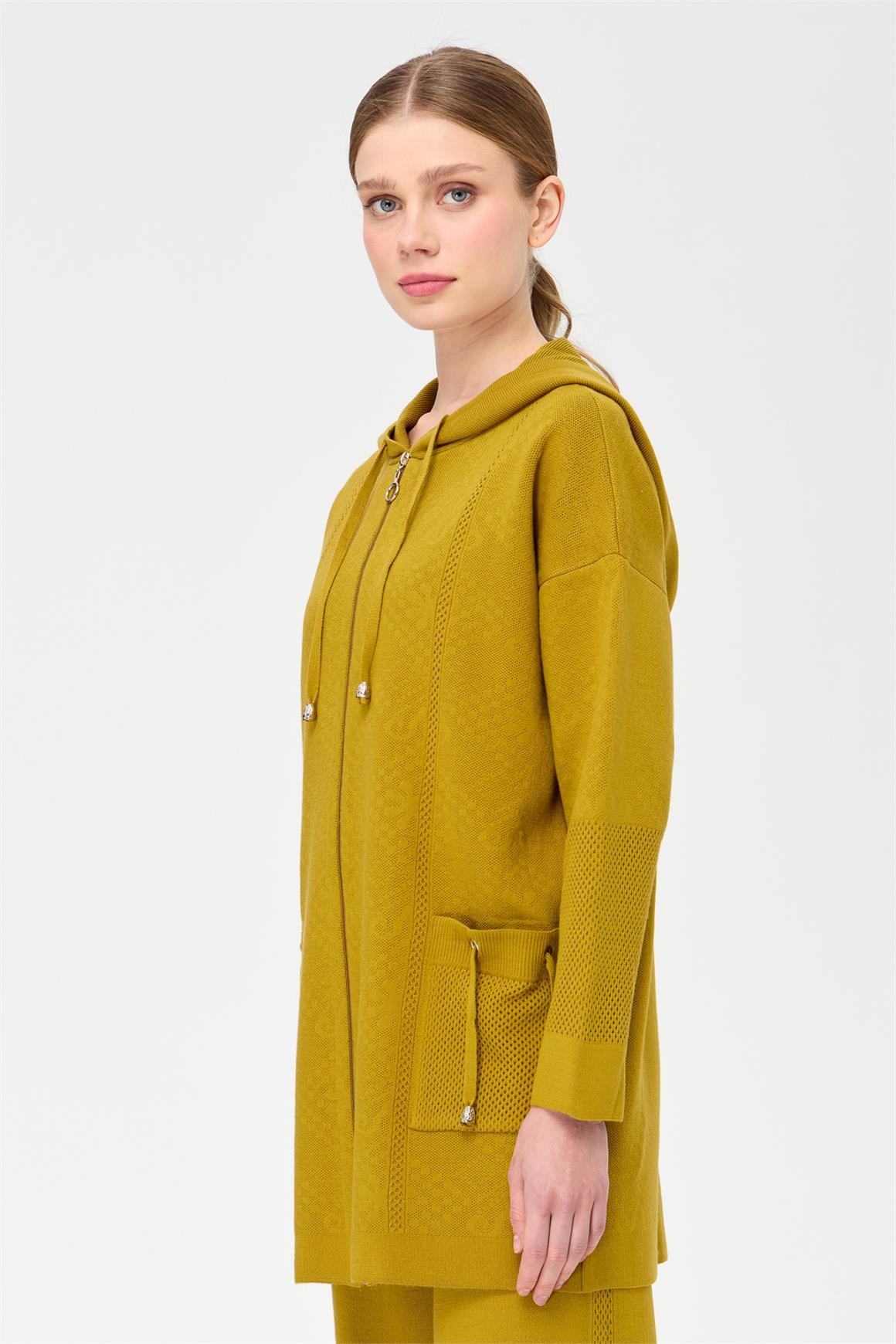 Triko Pantolonlu Takım  Fıstık Yeşili