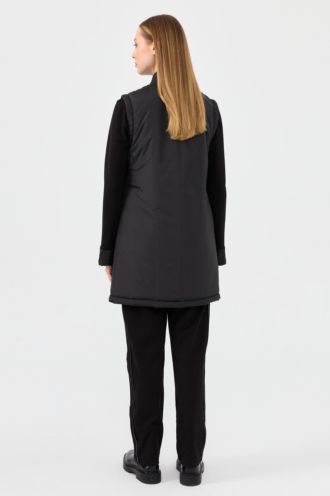 Önü Payet Kombinli 3'lü Takım  Siyah