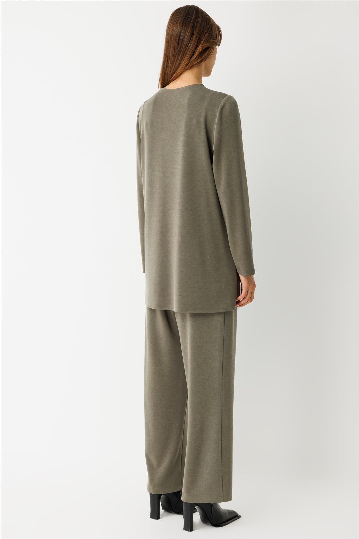 Pantolonlu Takım  Haki