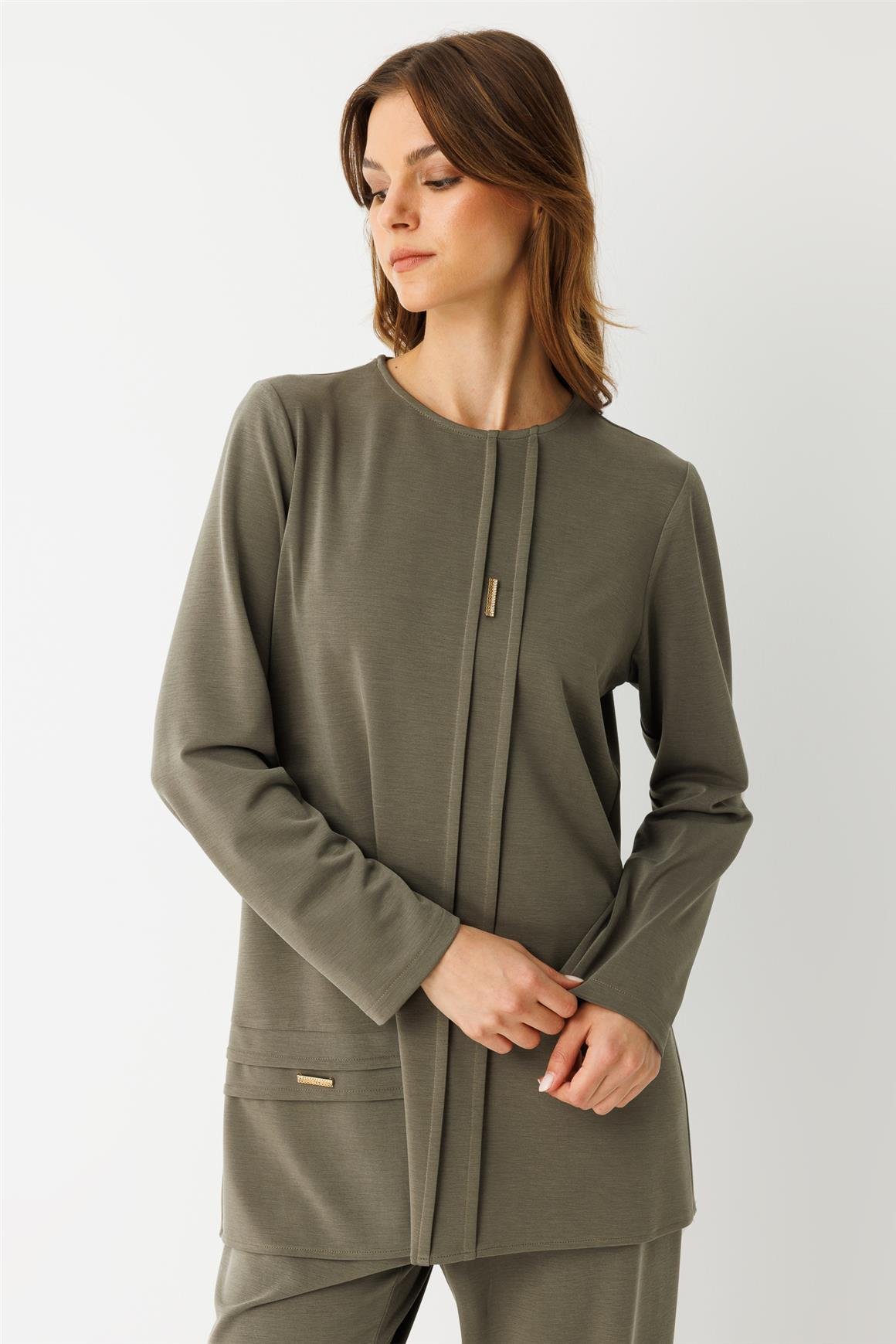 Pantolonlu Takım  Haki