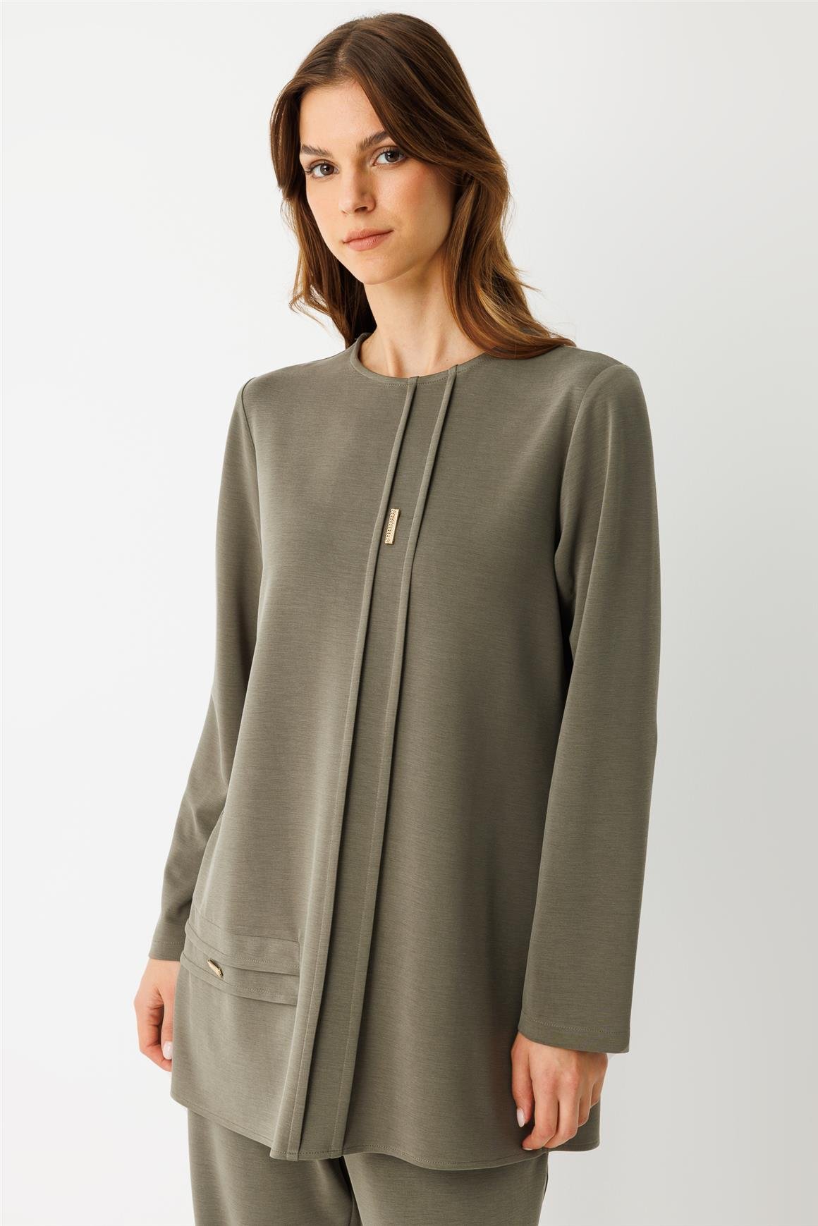 Pantolonlu Takım  Haki