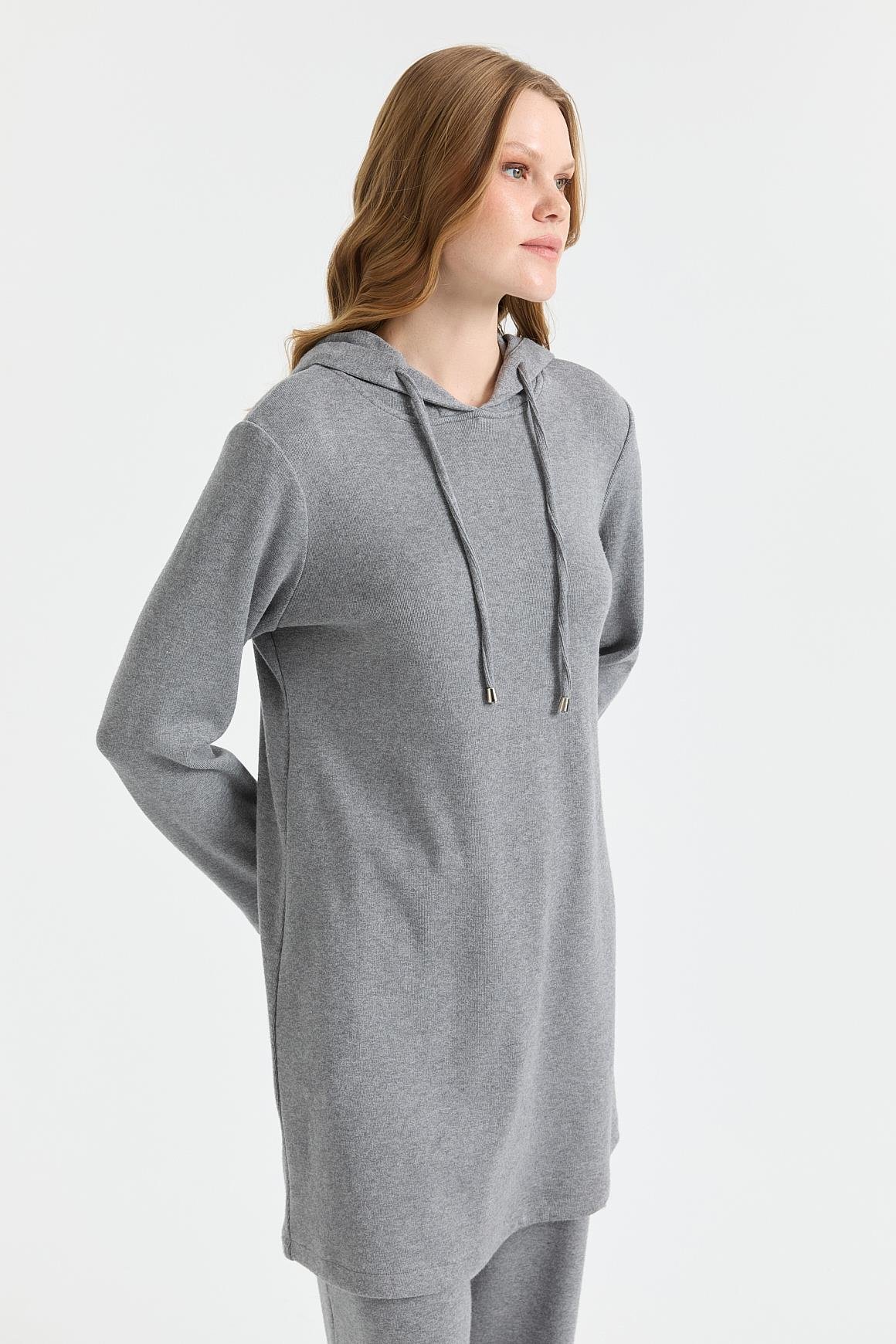 Rahat Kesim Pantolonlu Takım  Antrasit