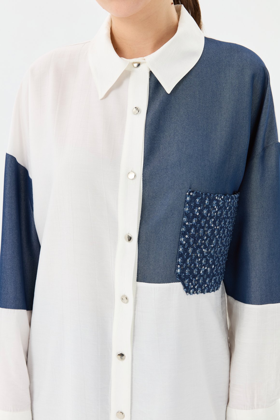 Tencel Garnili Pantolonlu Takım  Laci