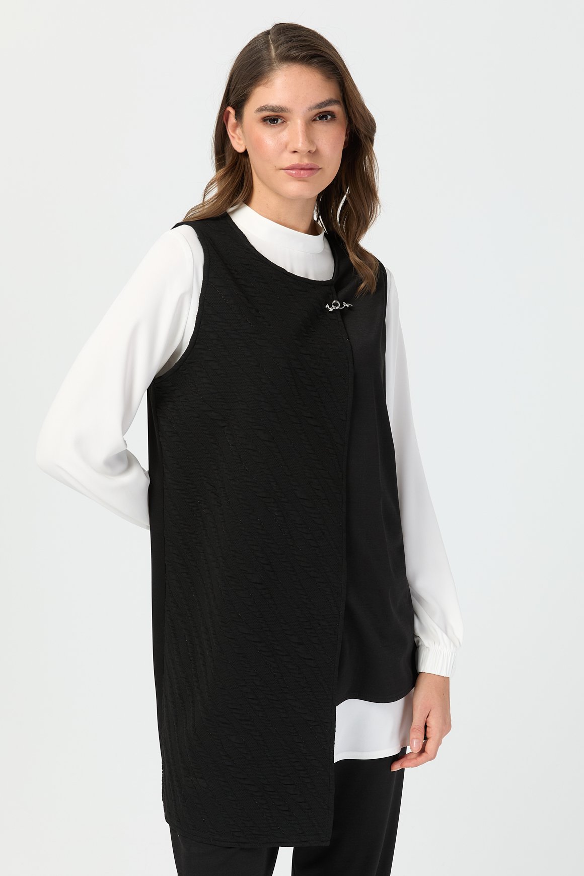 Üçlü Pantolonlu Takım  Siyah