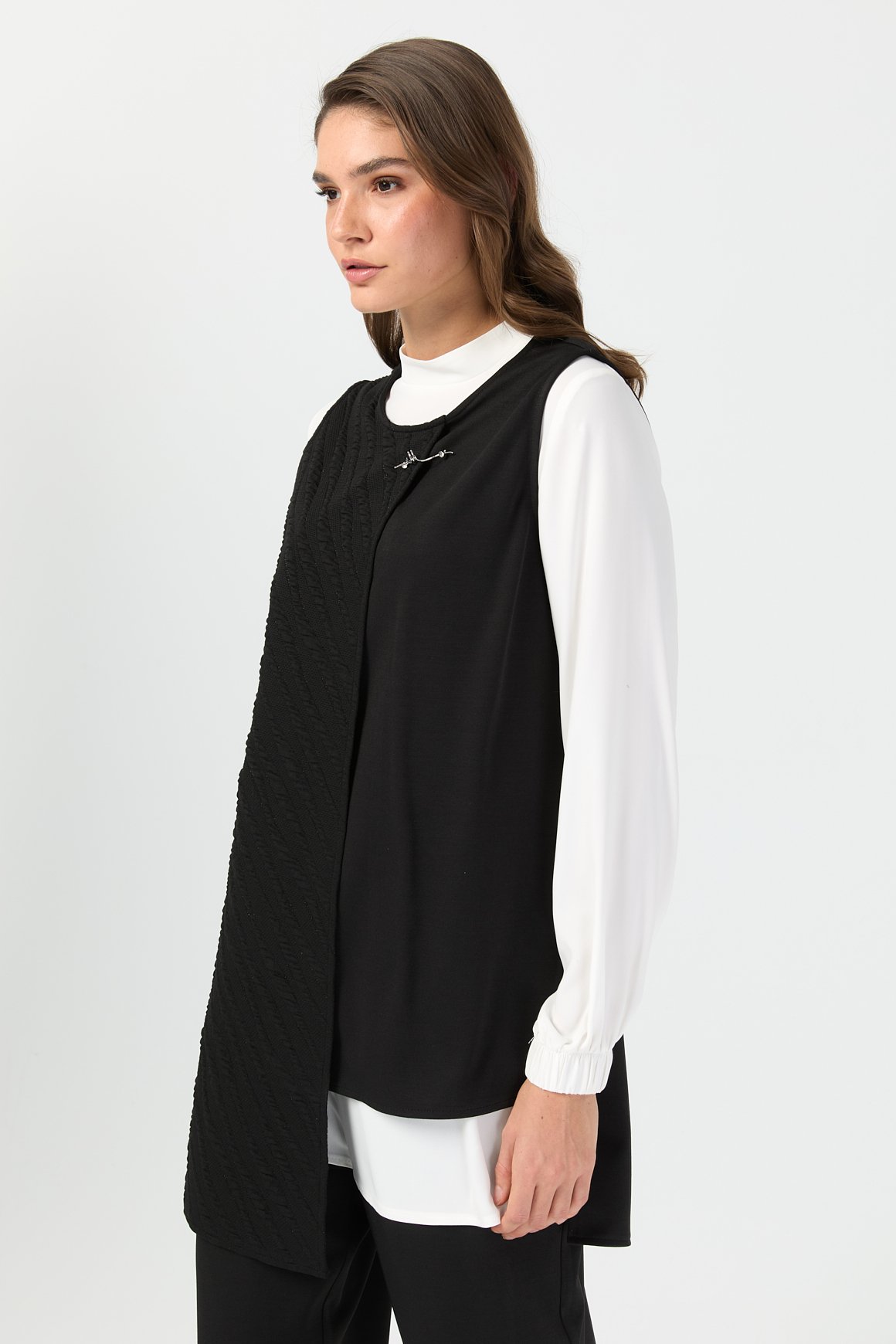 Üçlü Pantolonlu Takım  Siyah