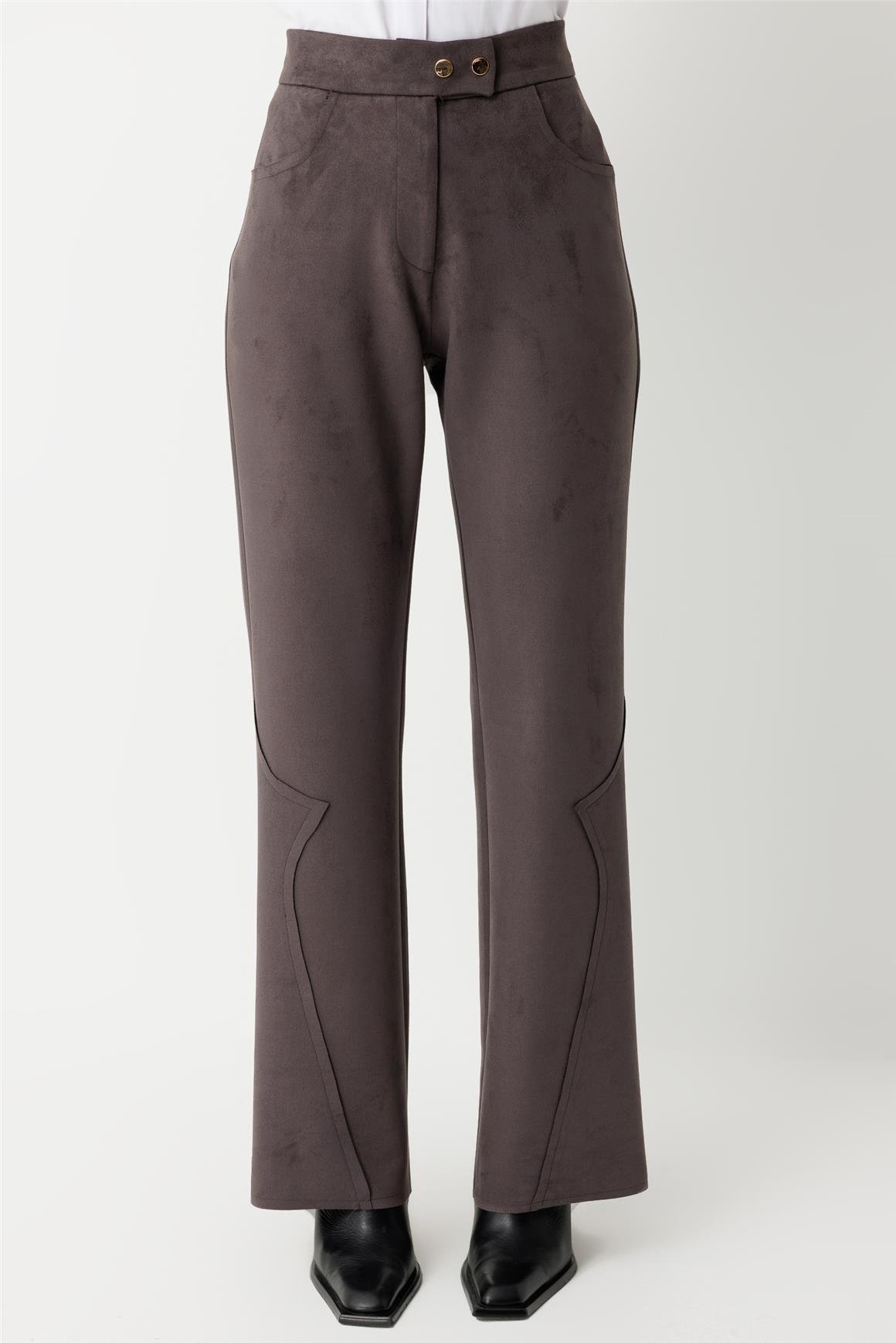Süet Pantolon  Antrasit