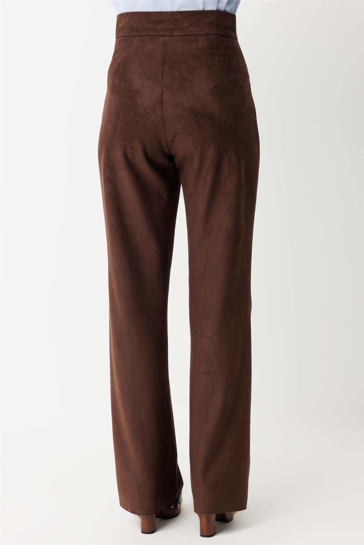 Süet Pantolon  Kahve
