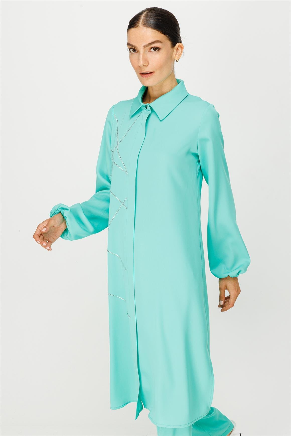 Pantolonlu Takım  Mint