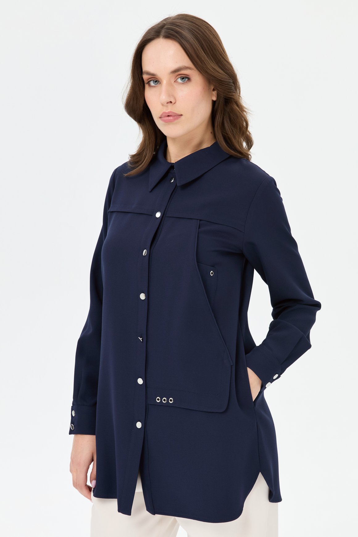 Esnek Kumaş GiyÇık Tunik  Laci