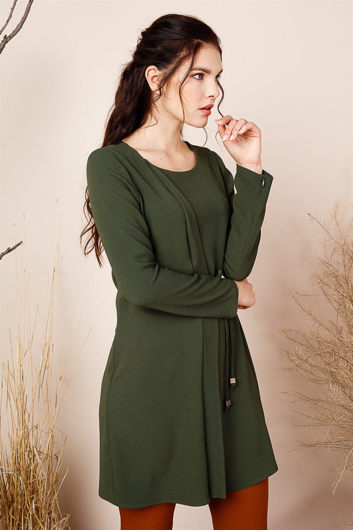 Khaki - Tunic with Accessories