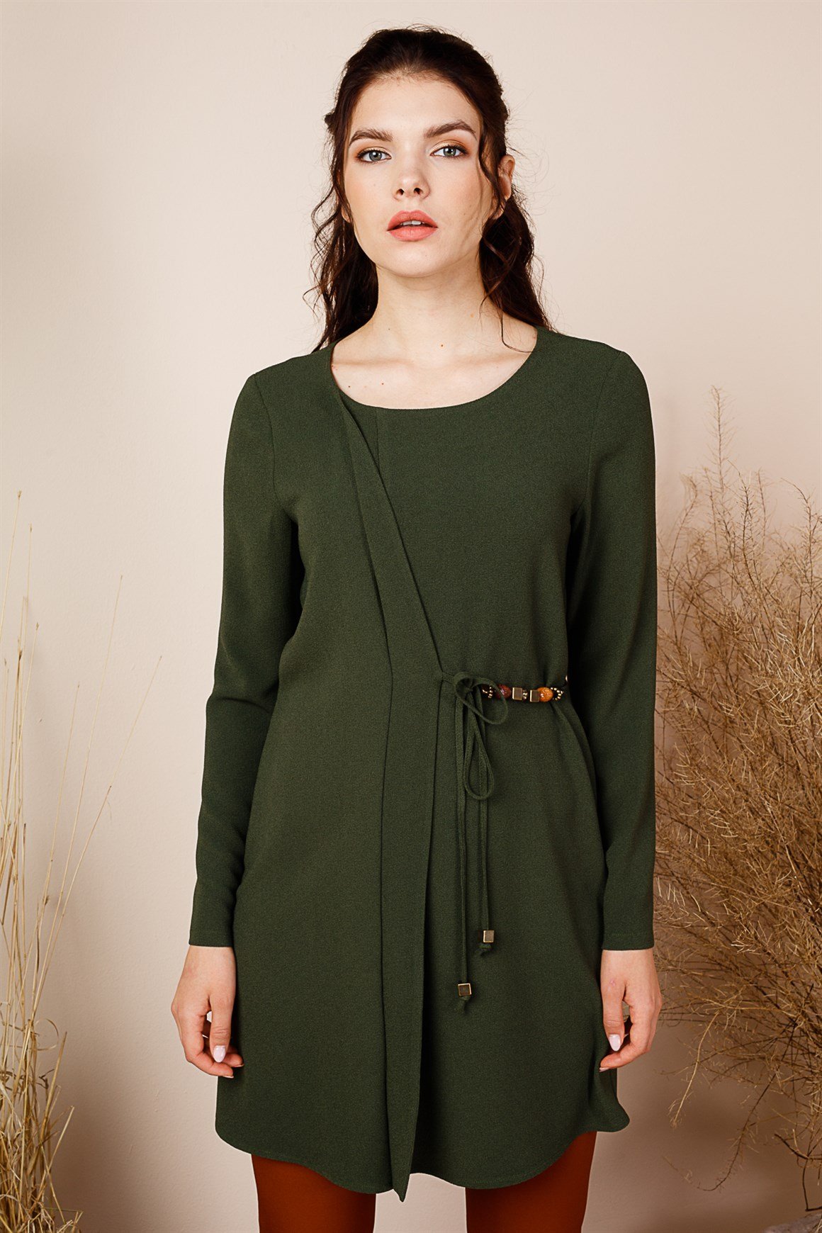 Khaki - Tunic with Accessories