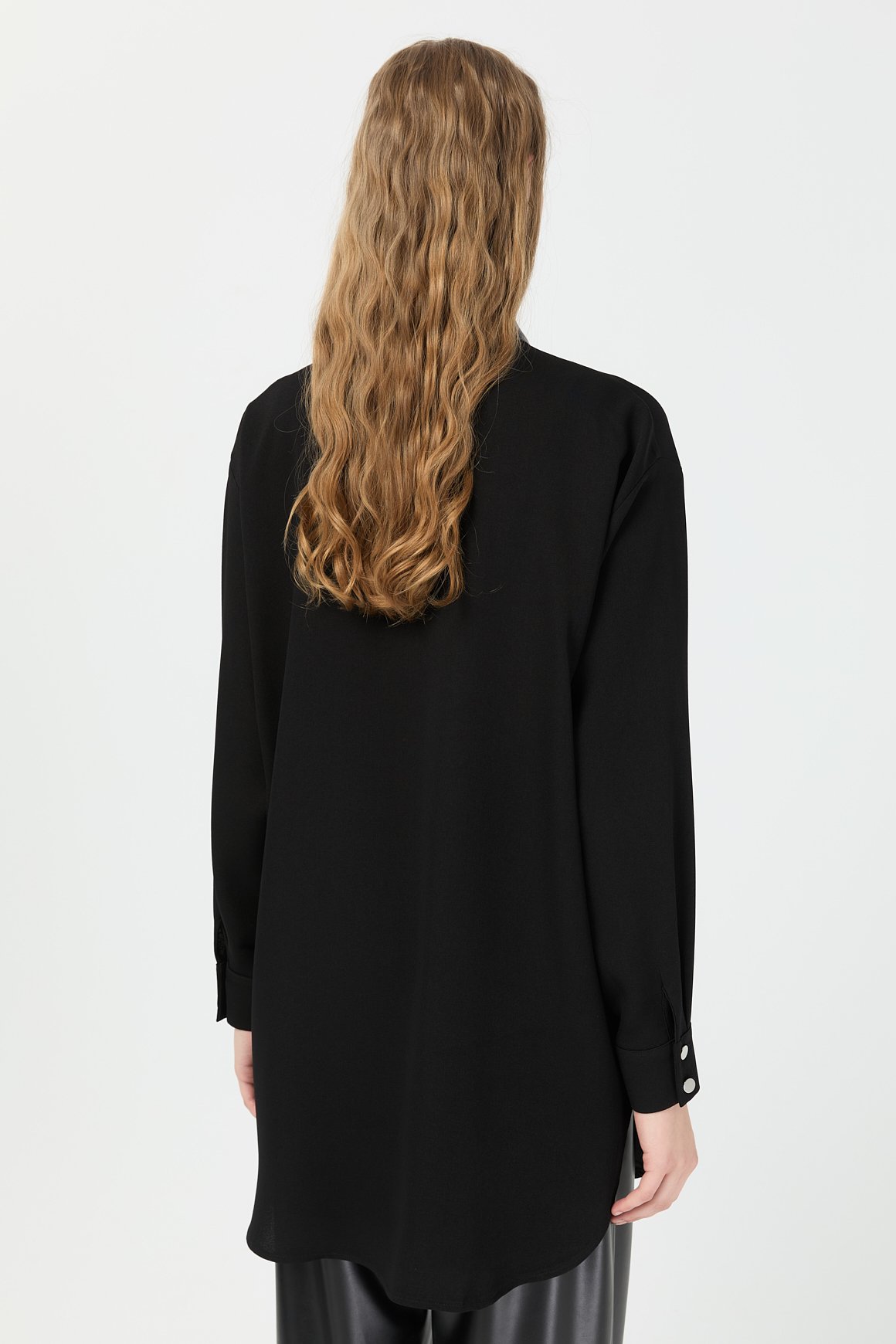 Jakar Garnili Taş İşli Tunik  Siyah