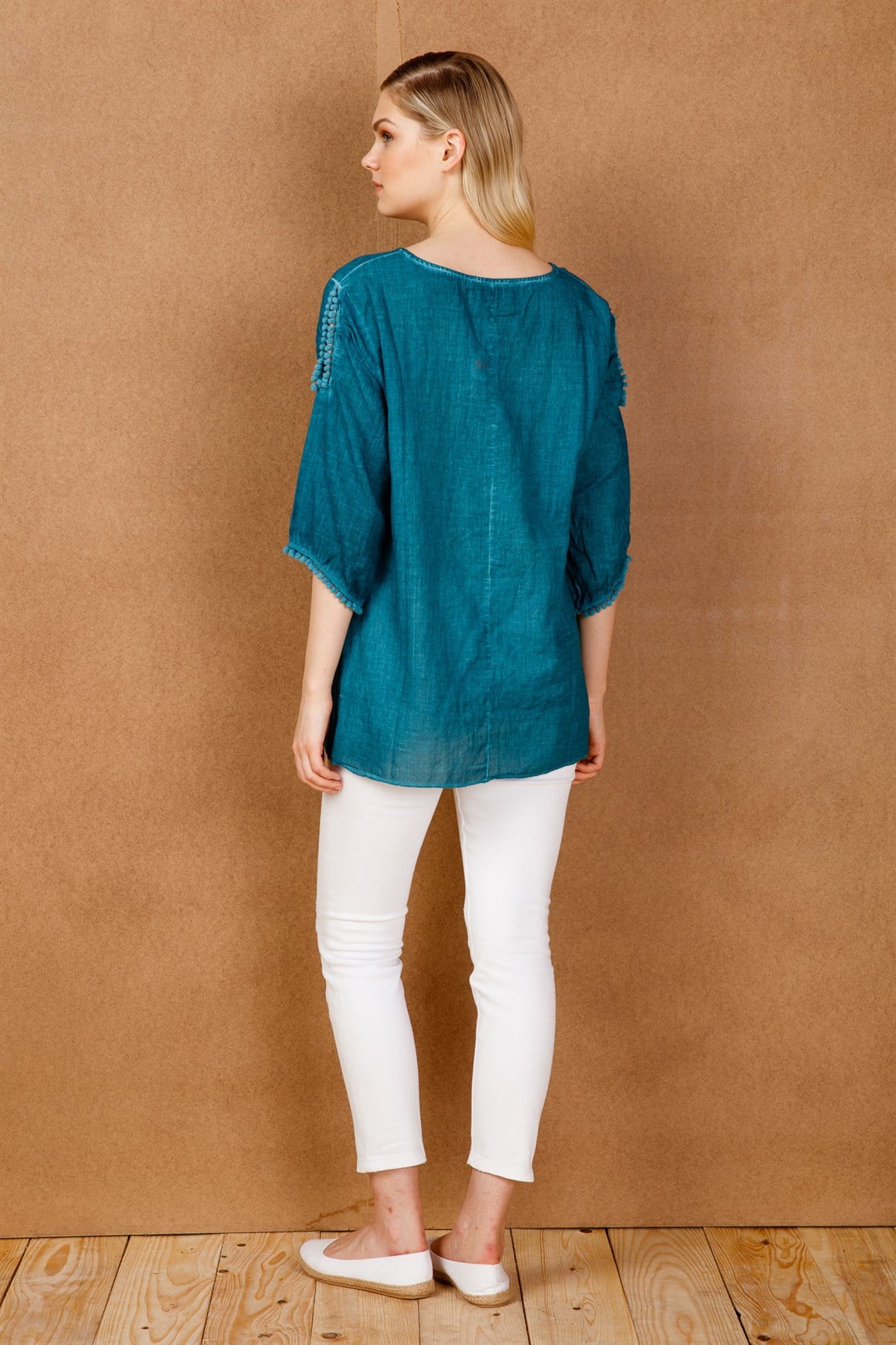 Mint Yıkamalı Tunik