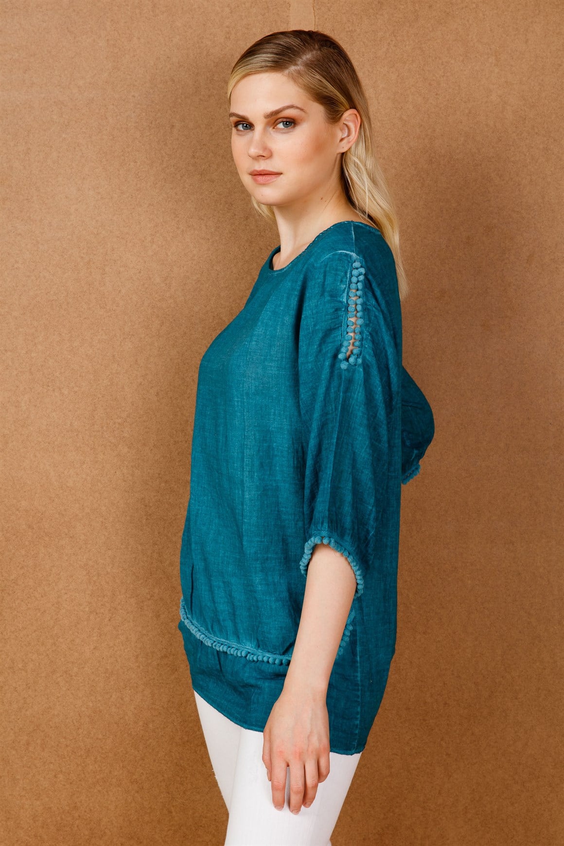 Mint Yıkamalı Tunik