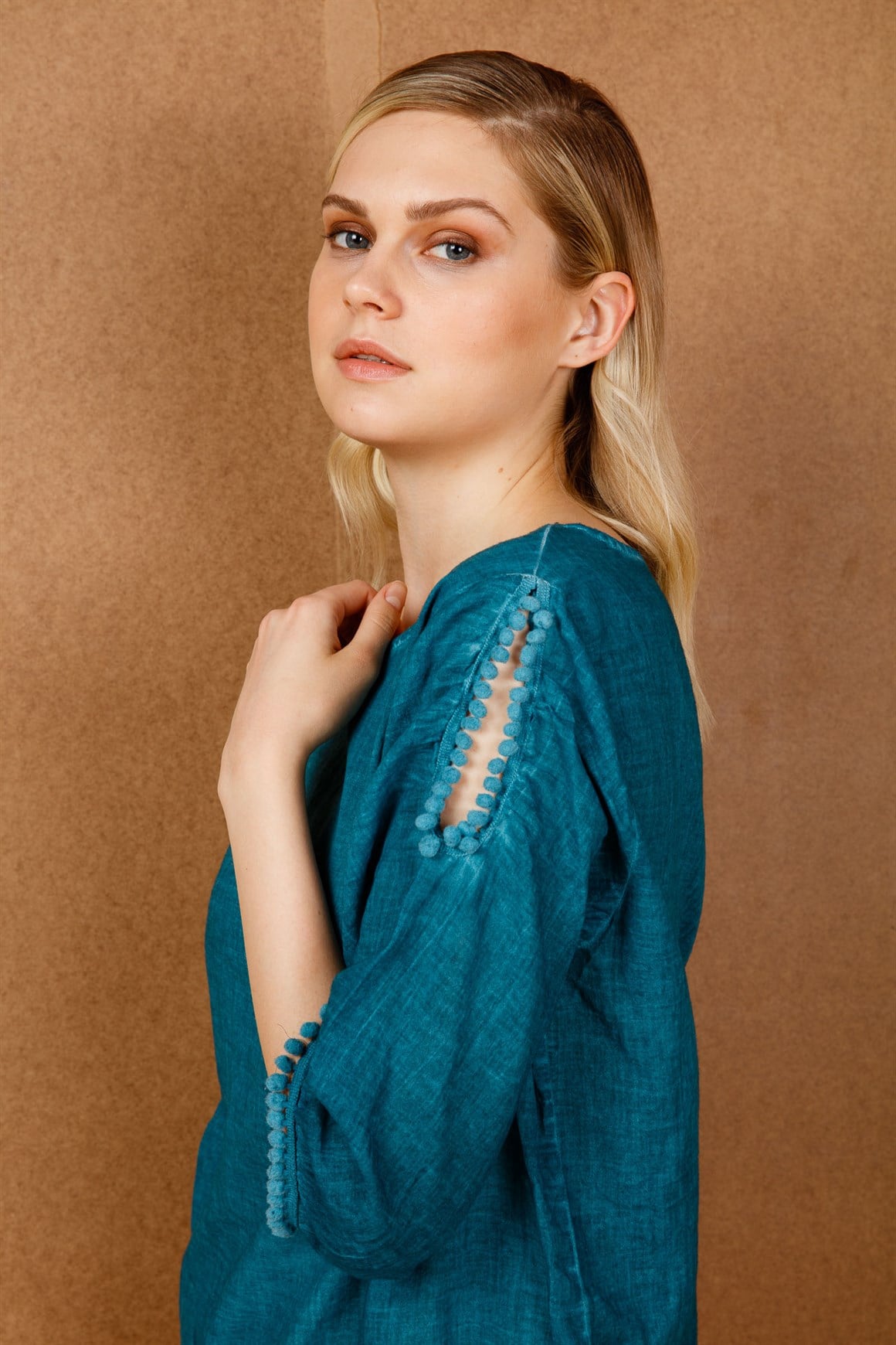 Mint Yıkamalı Tunik