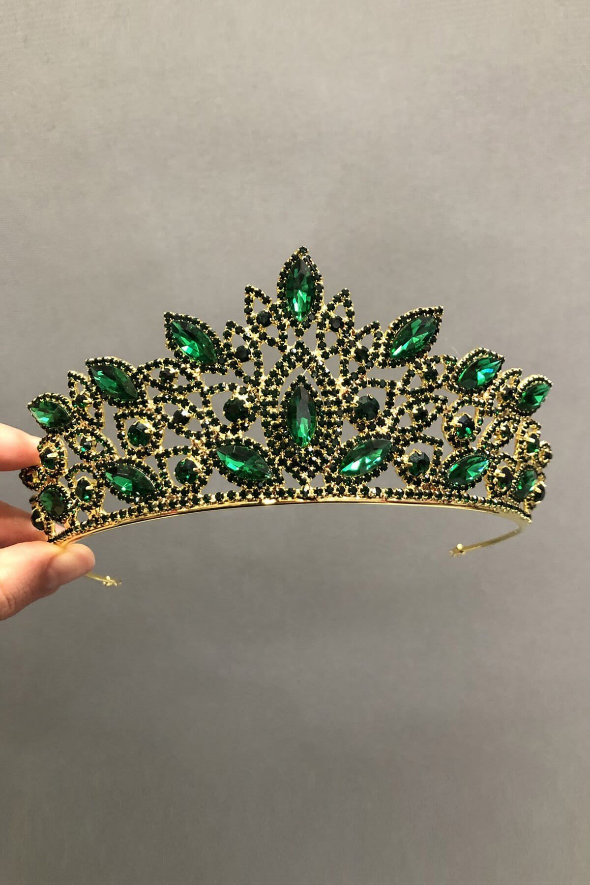  Yeşil Renk Gelin ve Kına Tacı