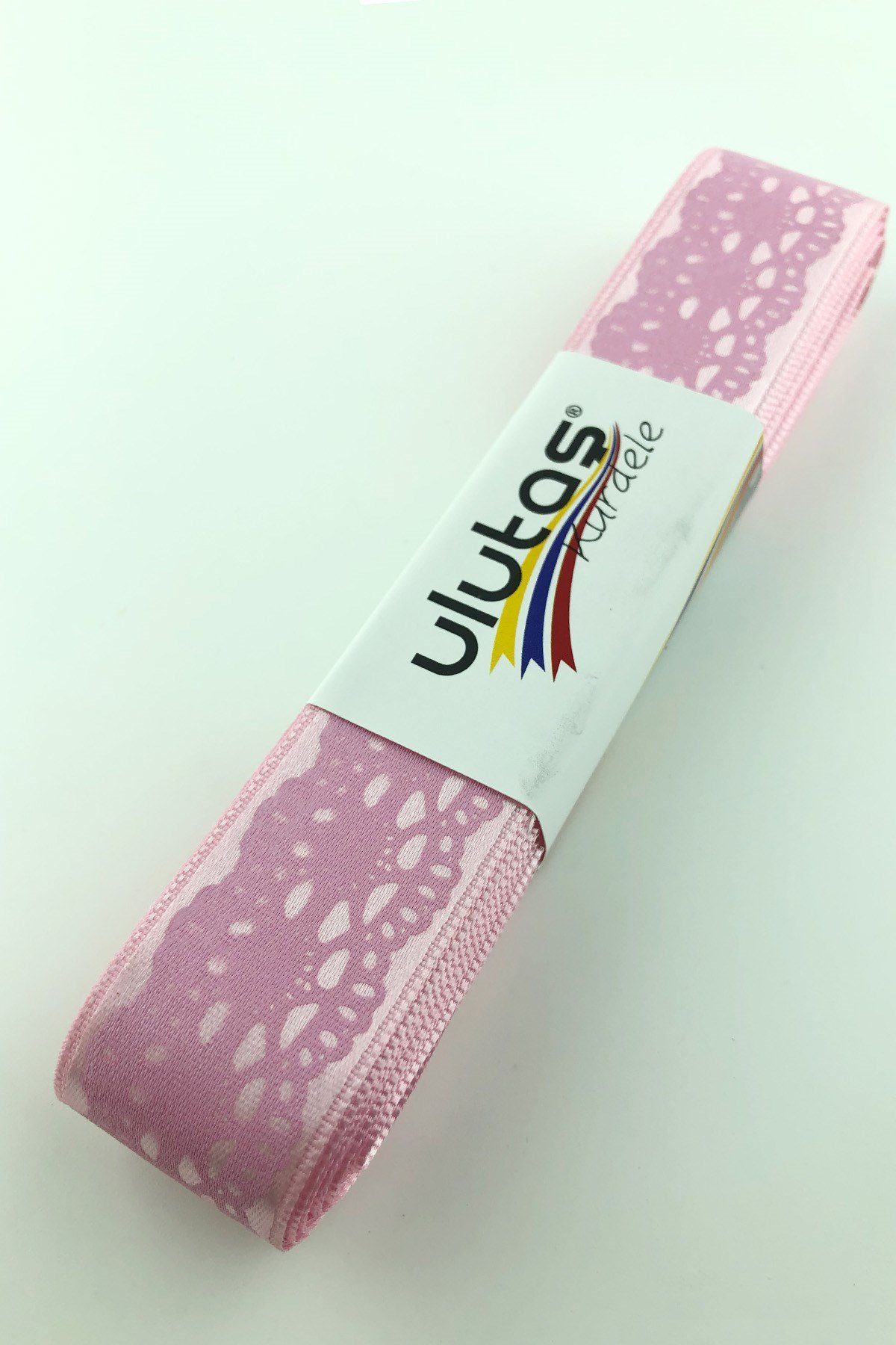 2,5 cm Desenli Saten Kurdele