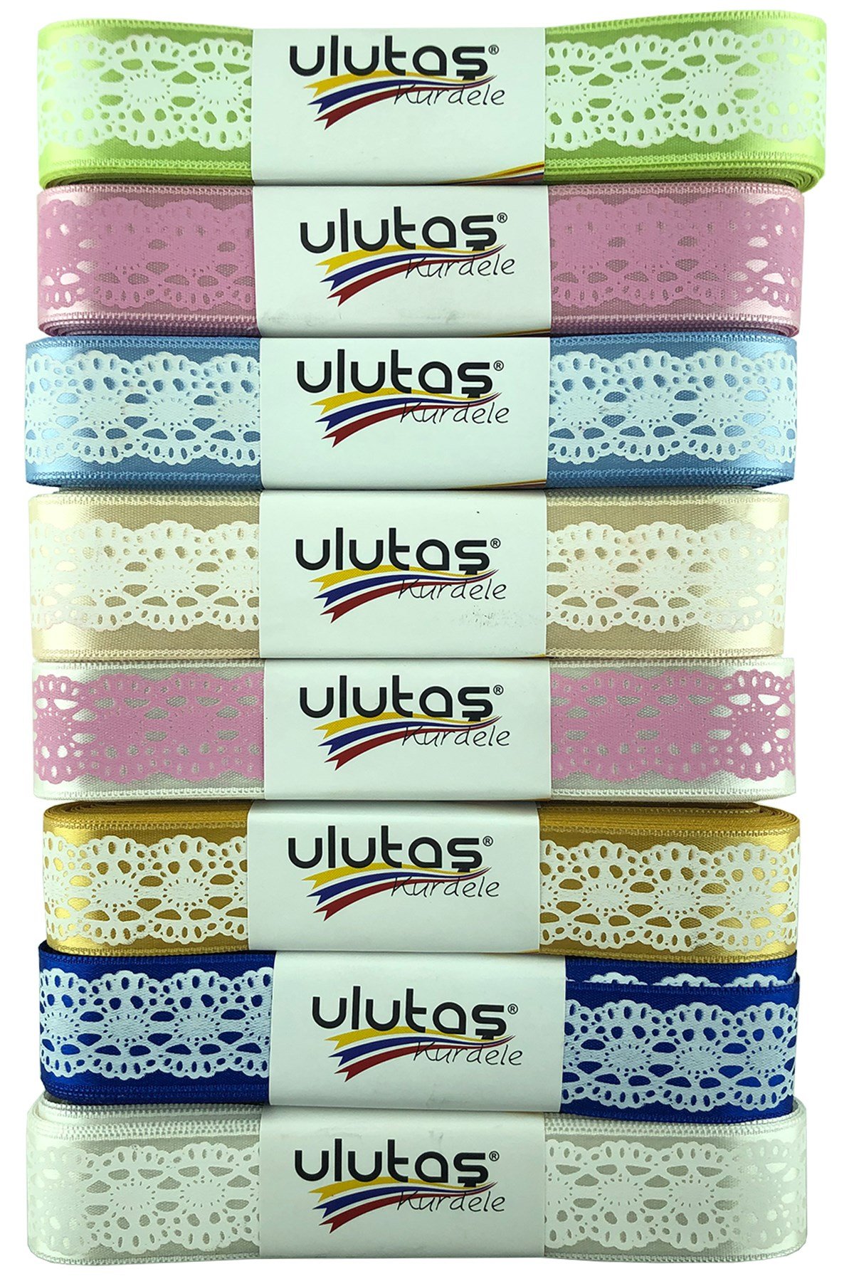 2,5 cm Desenli Saten Kurdele