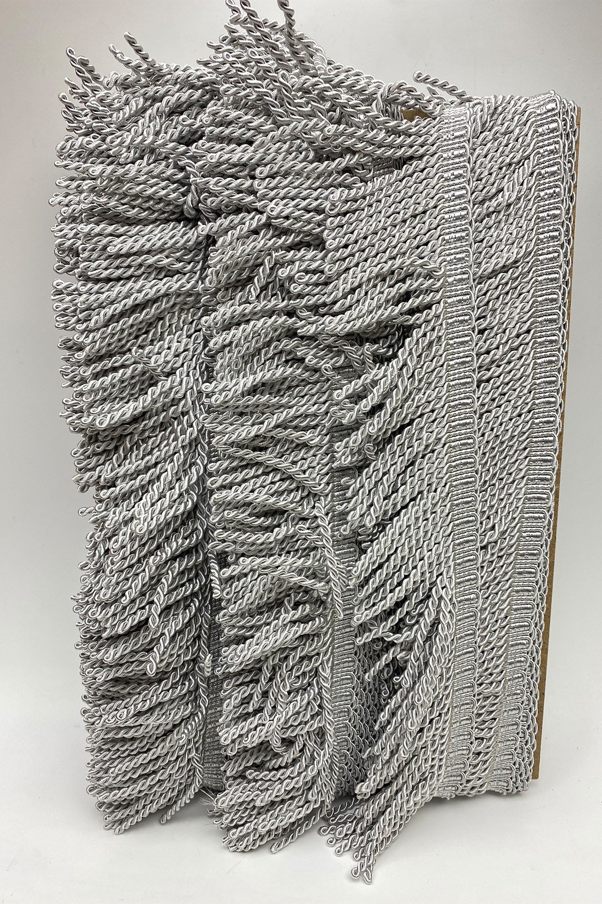 Açık Gri Bulyon Saçak Püskül