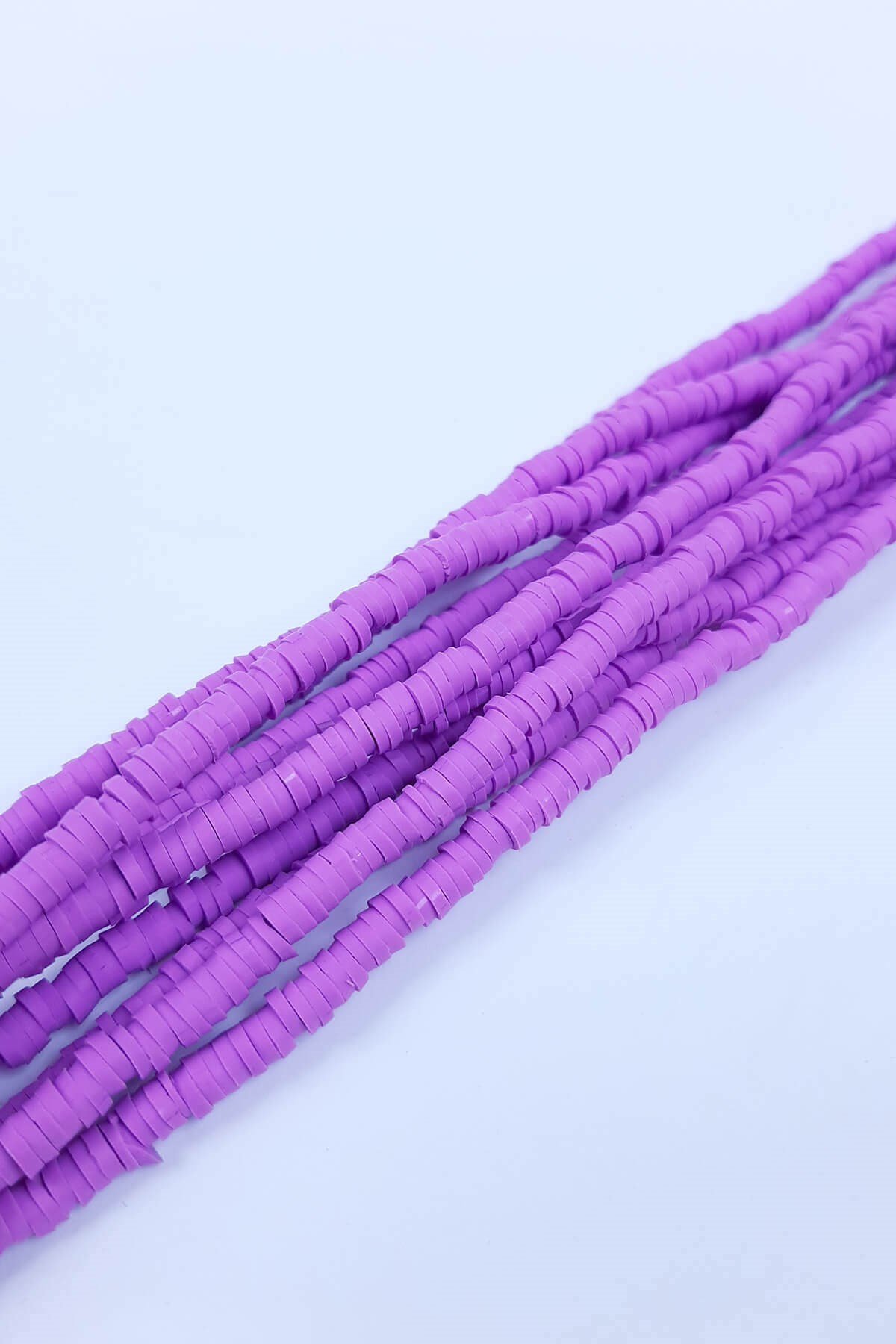 Açık Mor 4 mm Fimo Boncuk