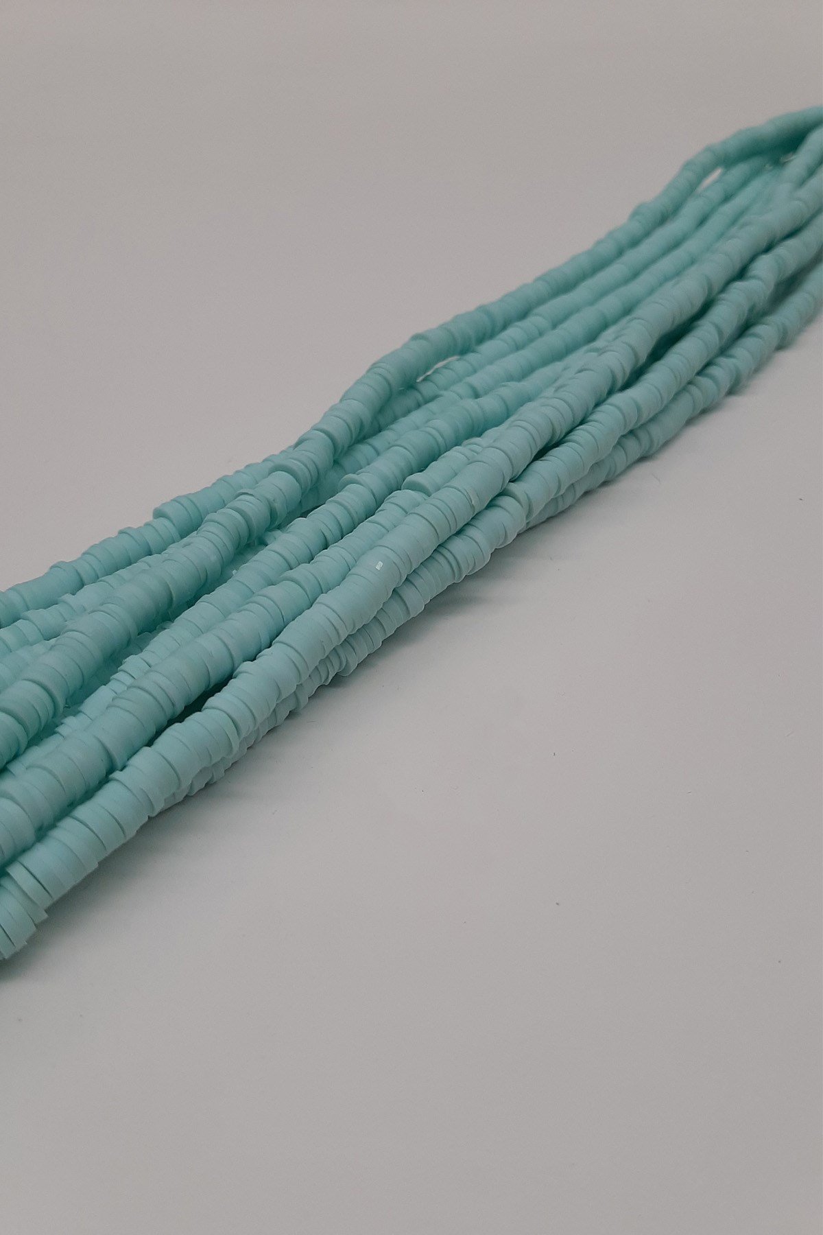 Açık Turkuaz Fimo Hamur Boncuk 6Mm