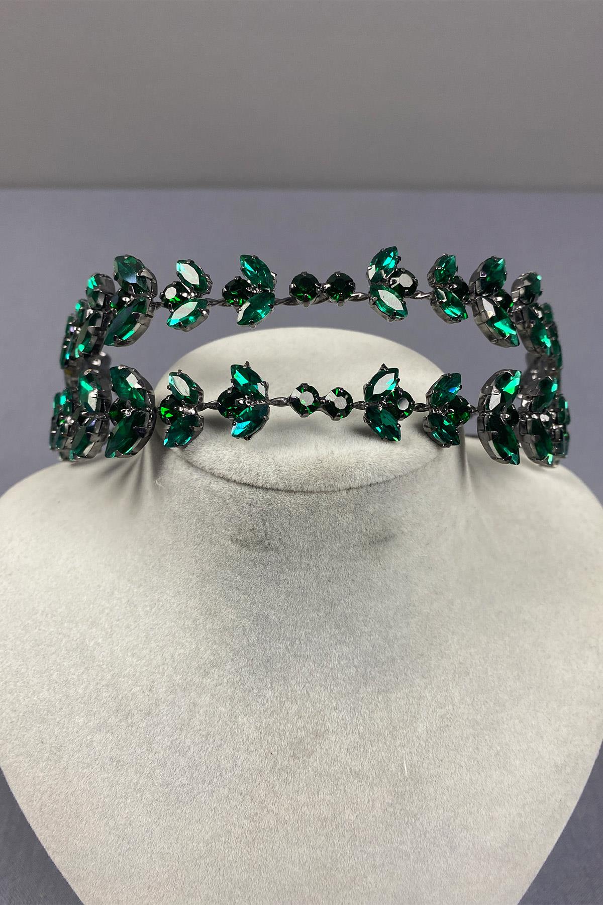 Alfa Model Çift Sıra Gelin Kına Tacı