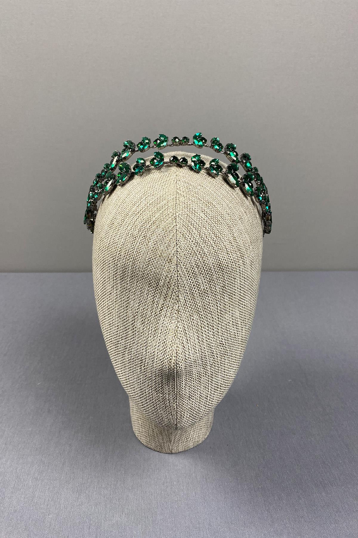 Alfa Model Çift Sıra Gelin Kına Tacı