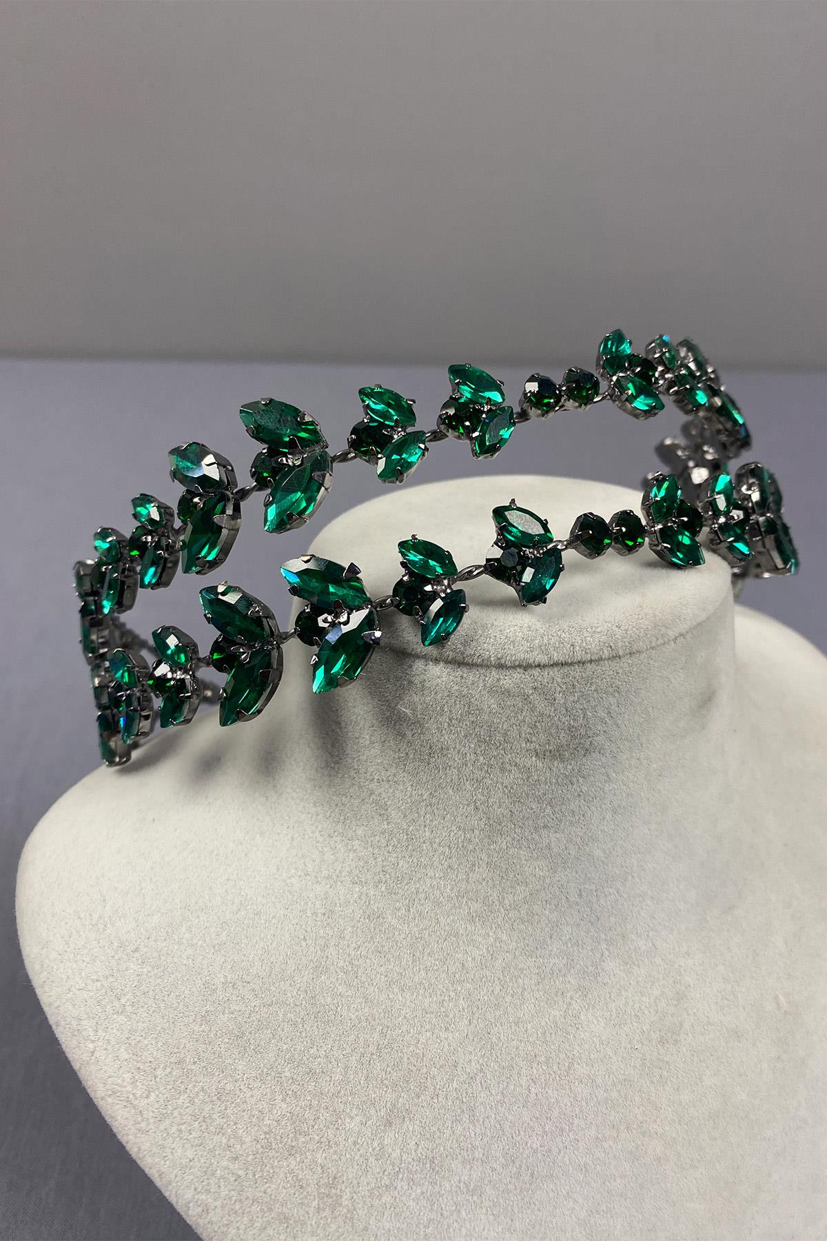 Alfa Model Çift Sıra Gelin Kına Tacı