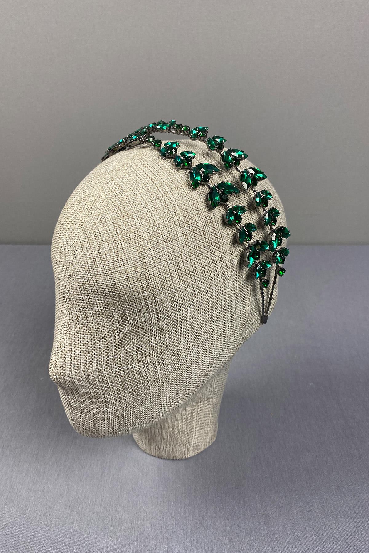 Alfa Model Çift Sıra Gelin Kına Tacı