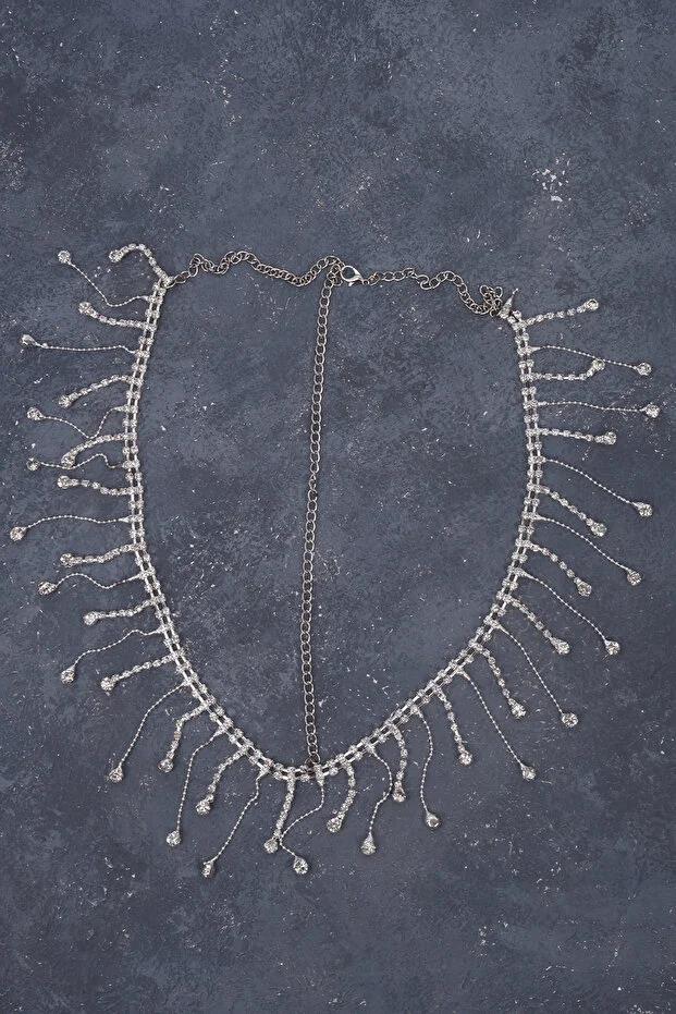 Alınlık Püsküllü Damla Detaylı Alın Saç Bandı Düğün Nişan Özel Gün Baştacı