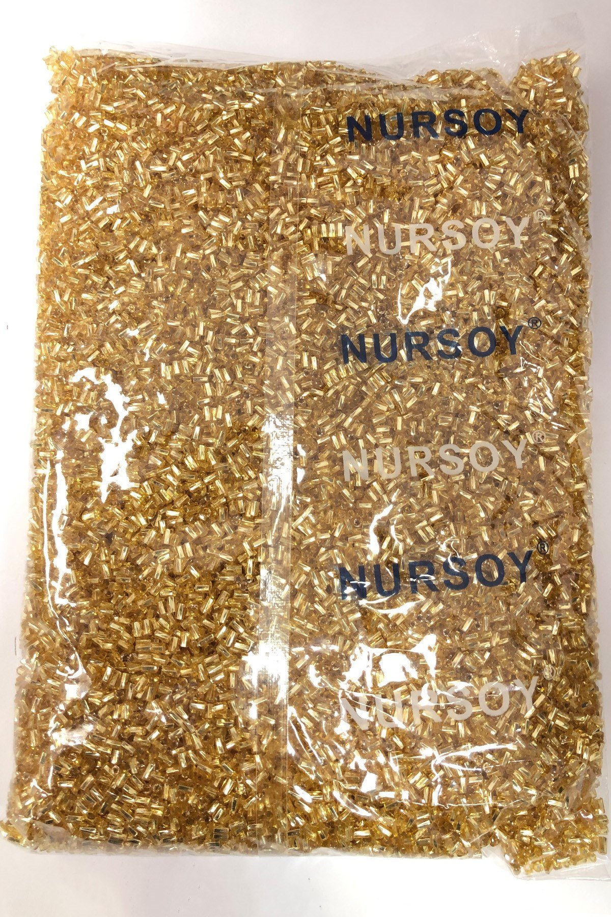 Altın Sarısı Rengi Burgulu Kesme Boncuk 500 gr