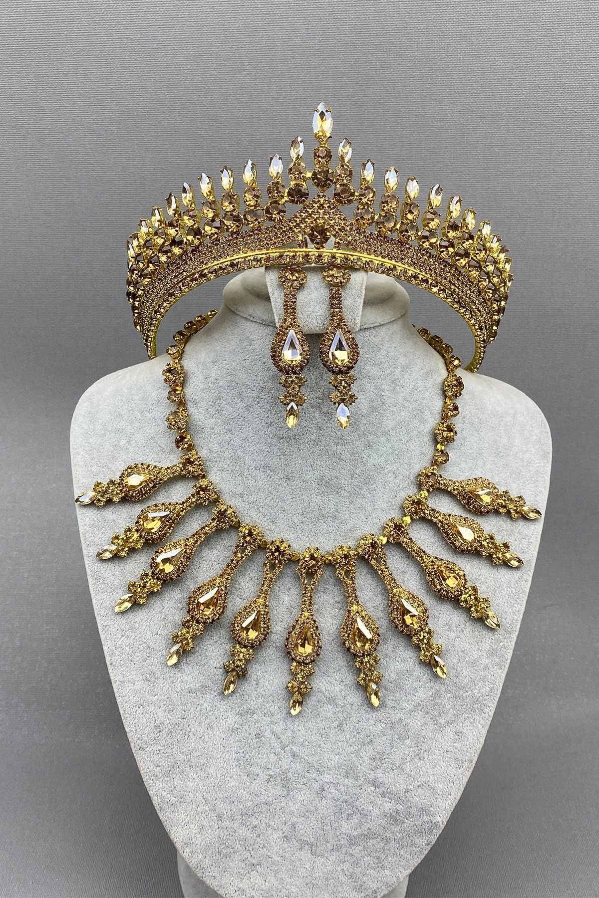 Anteras Gelin Kına Tacı ve Kolye Seti