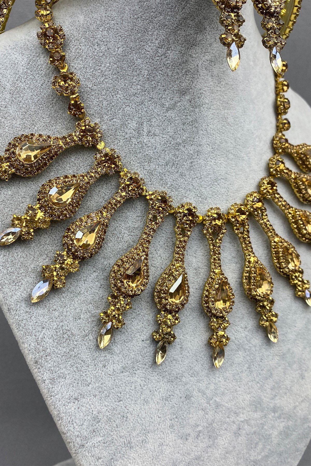 Anteras Gelin Kına Tacı ve Kolye Seti