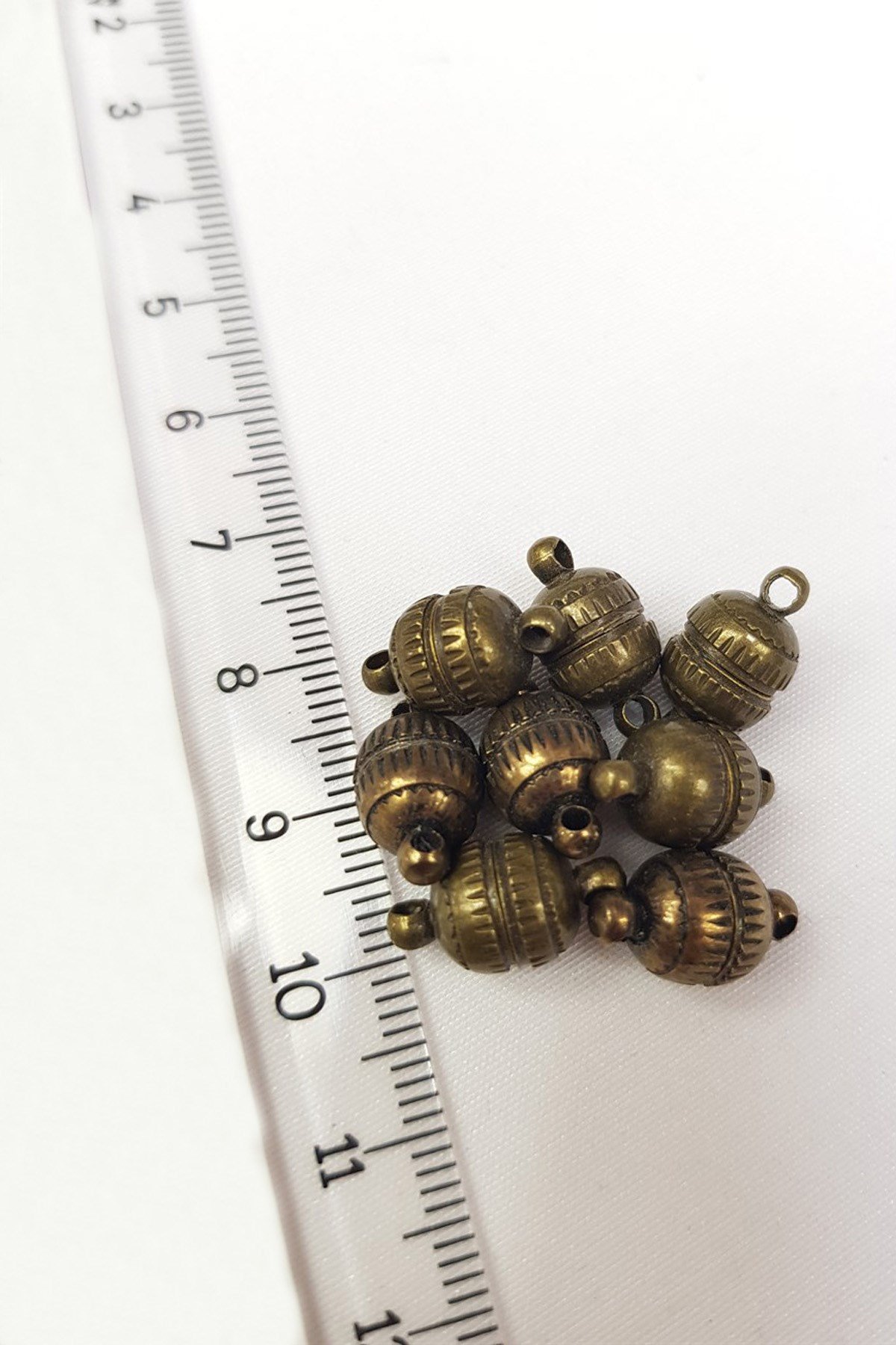 Antik Yeşil Yuvarlak Mıknatıslı Bileklik Klipsi