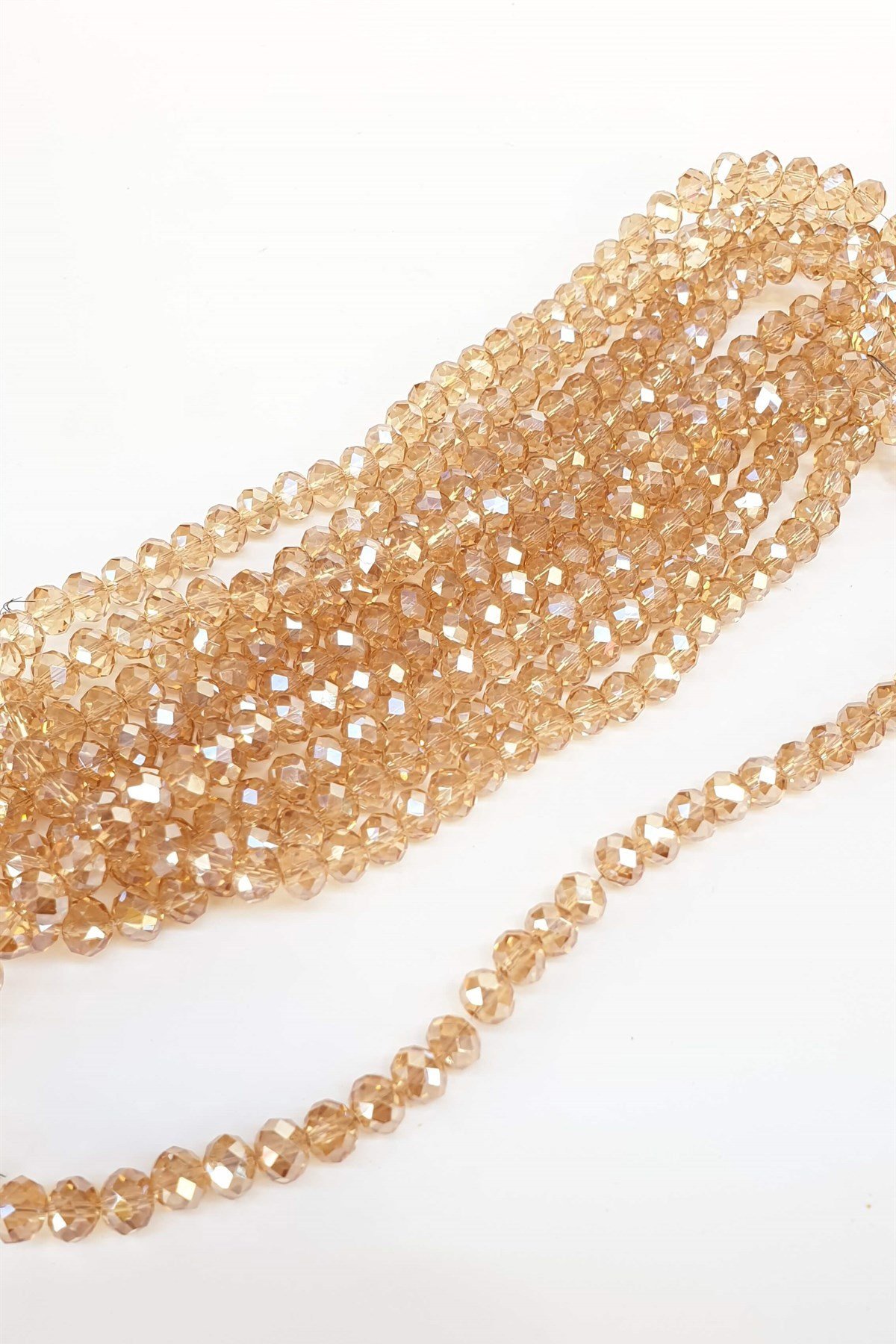 Bal Rengi Kristal Boncuk 8 mm