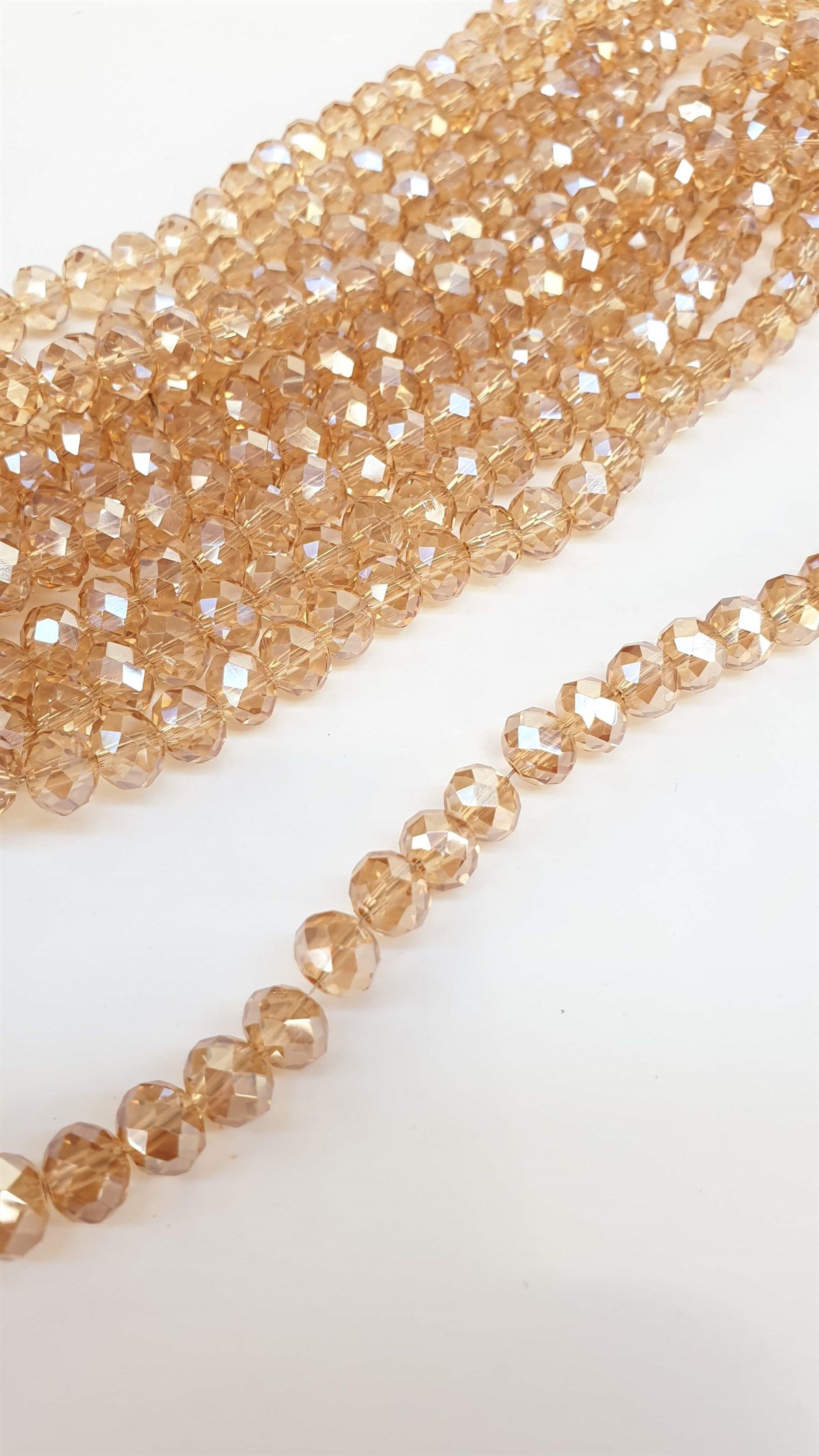 Bal Rengi Kristal Boncuk 8 mm