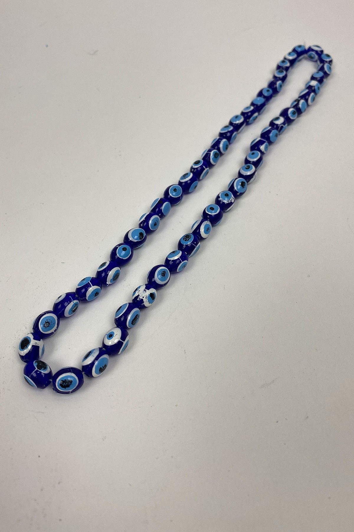 Basık Nazar Boncuğu 10 Dizi 8 mm