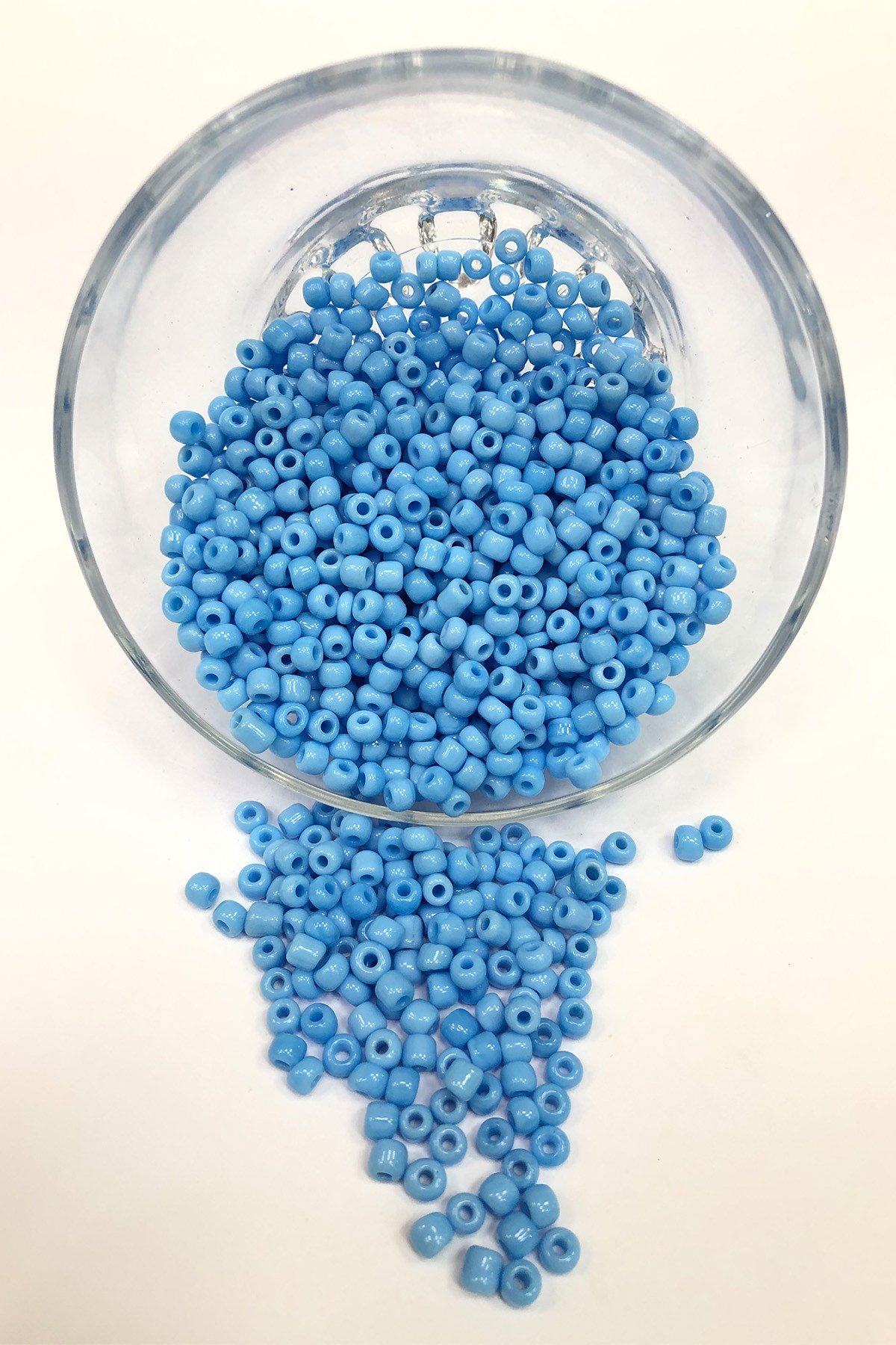 Bebe Mavi Kum Boncuk 4 mm 50 gr