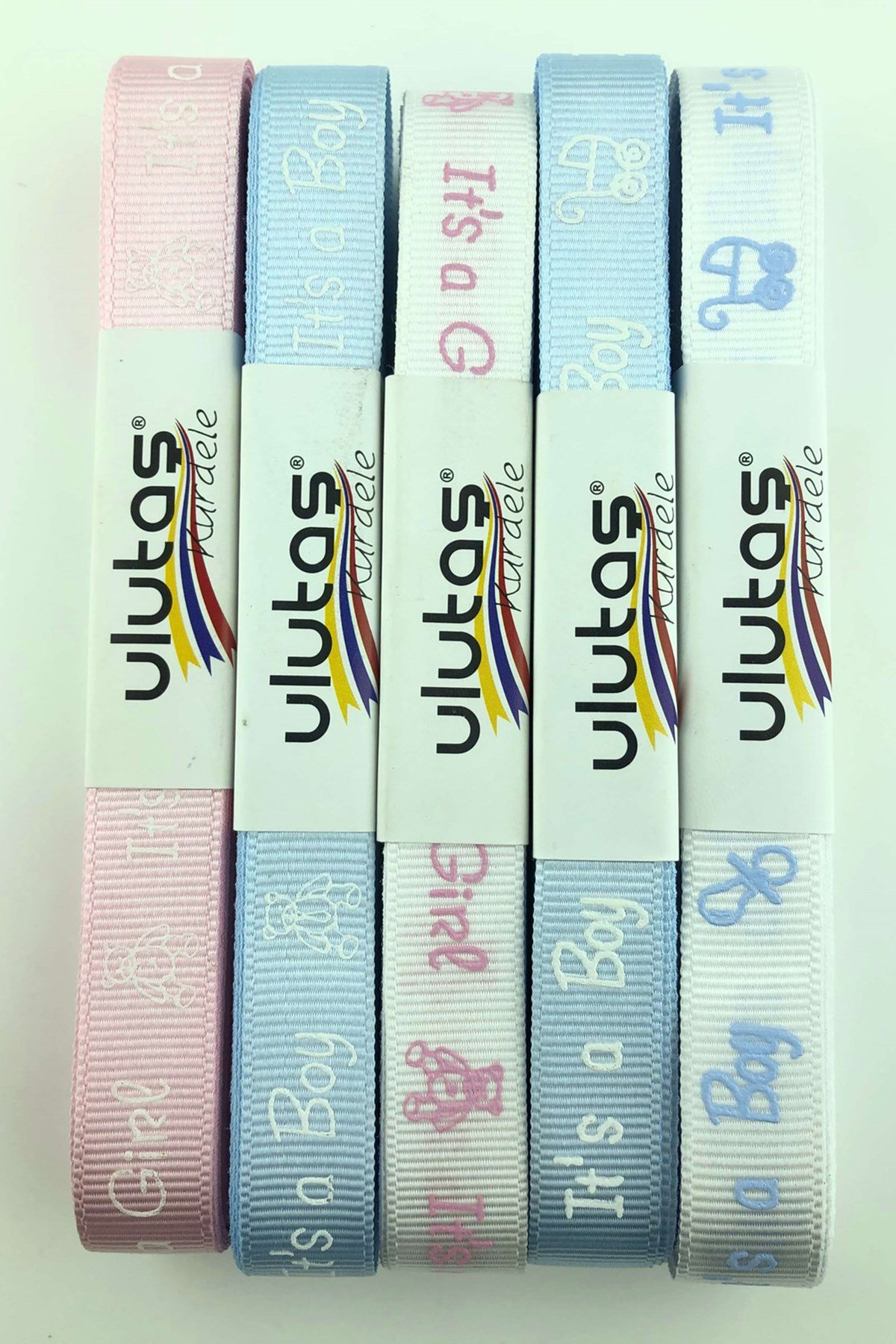 Bebek Figür Baskılı Grogren Kurdele