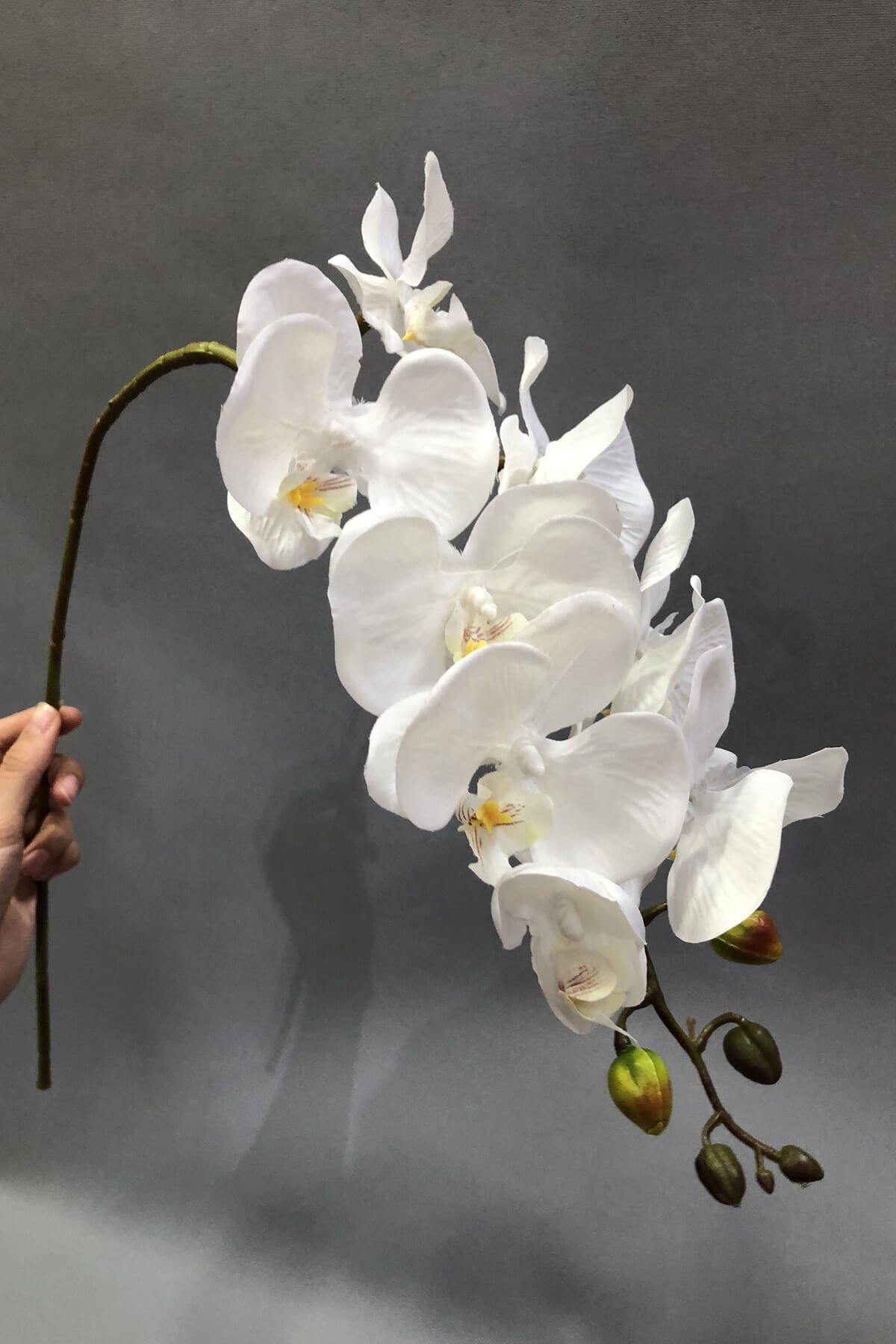 Beyaz Orkide Yapay Çiçek