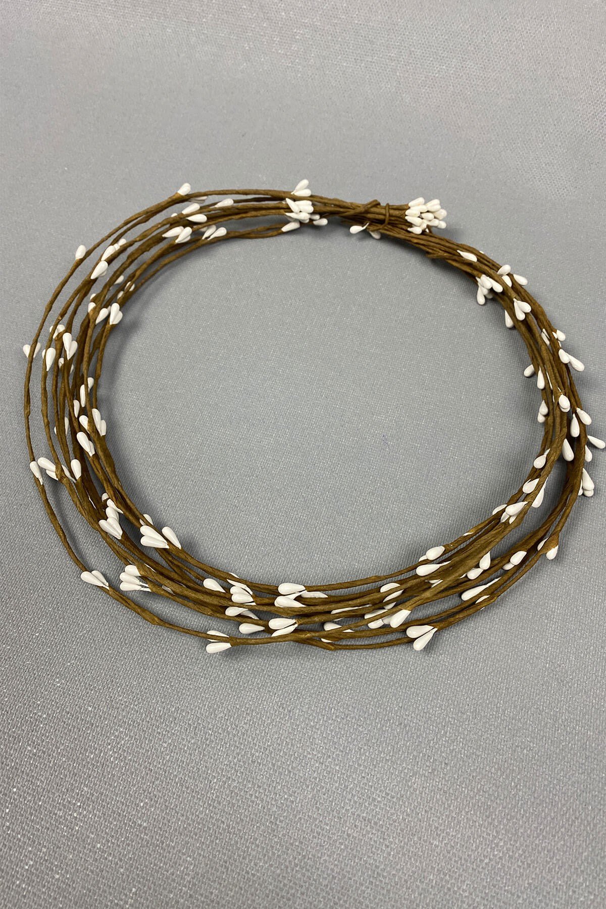 Beyaz Tohumlu Tel Taç 10 Adet