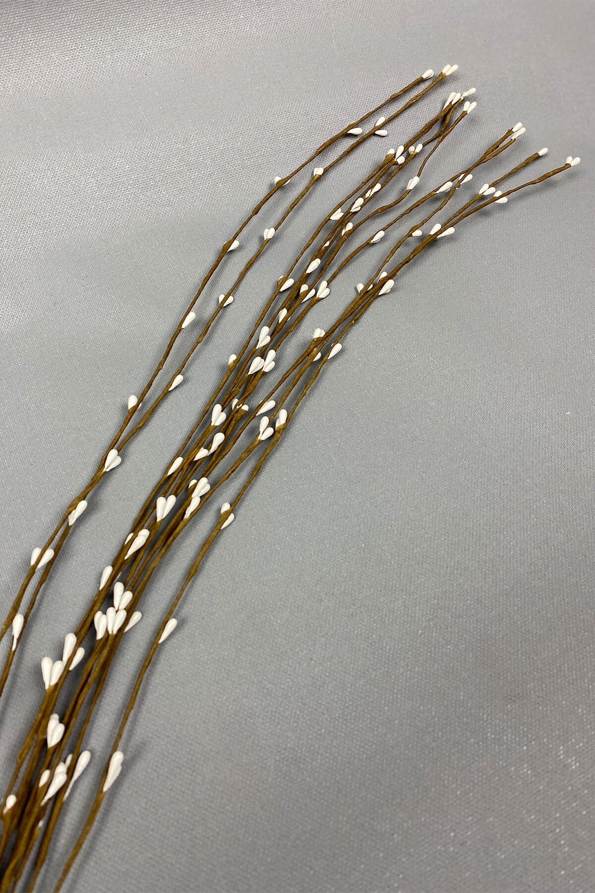 Beyaz Tohumlu Tel Taç 10 Adet