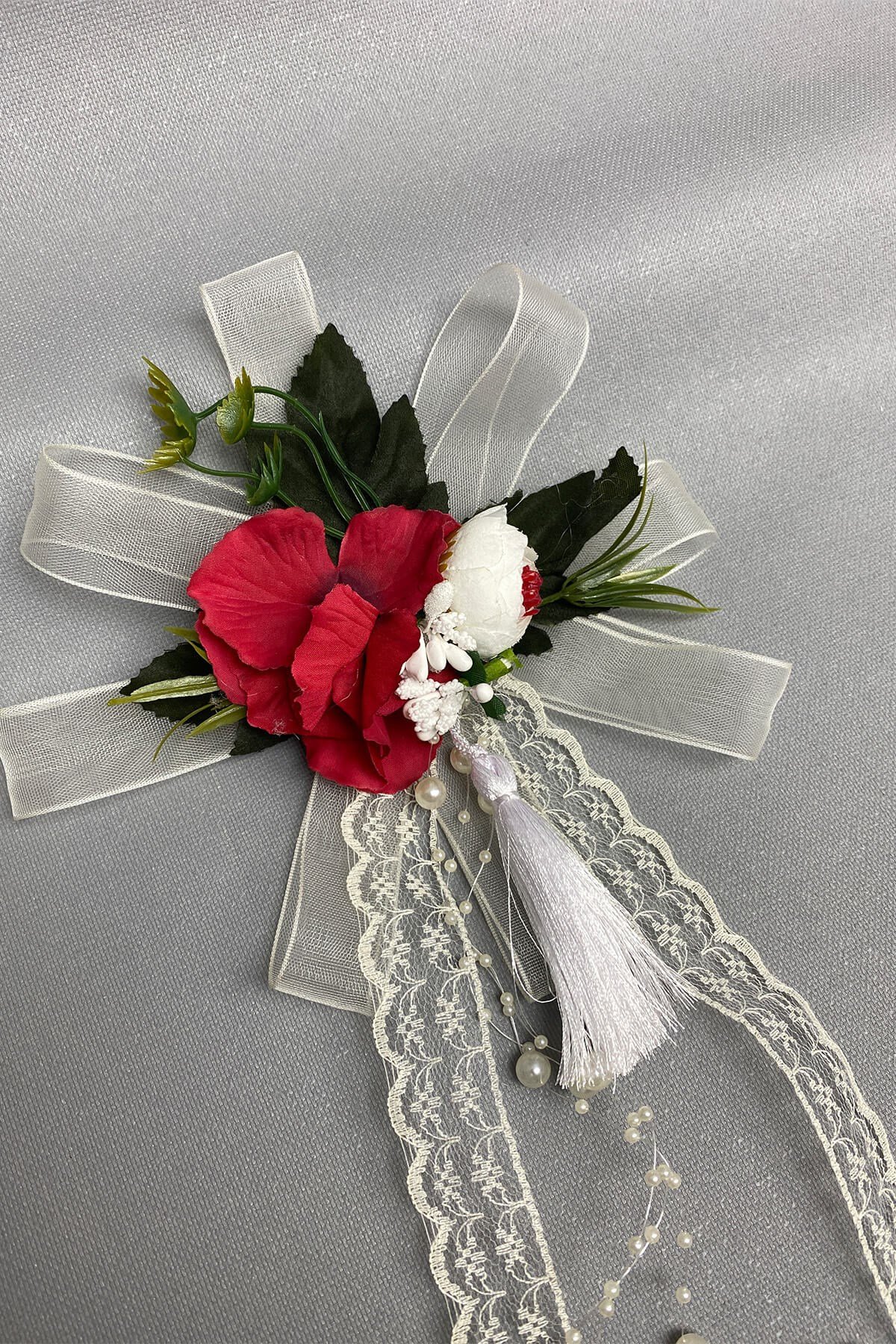 Bohça Bavul ve Konvoy Araba Süsü 1 Adet Kırmızı