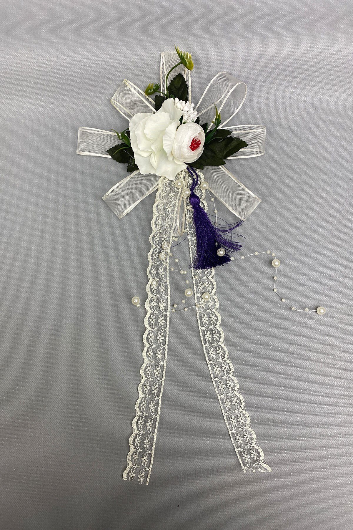 Bohça Bavul ve Konvoy Araba Süsü 1 Adet Krem